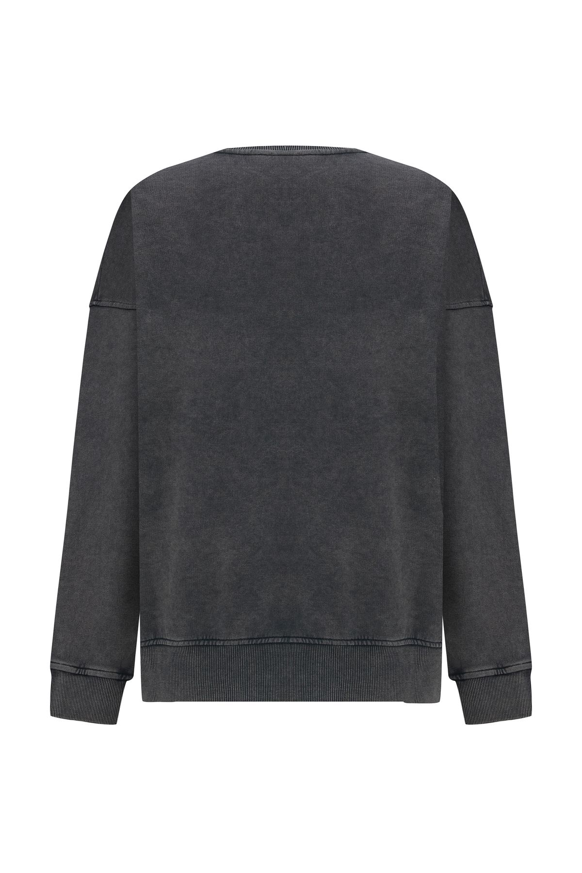 Mudo-Loose Fit Stitch Detailed Sweatshirt 2