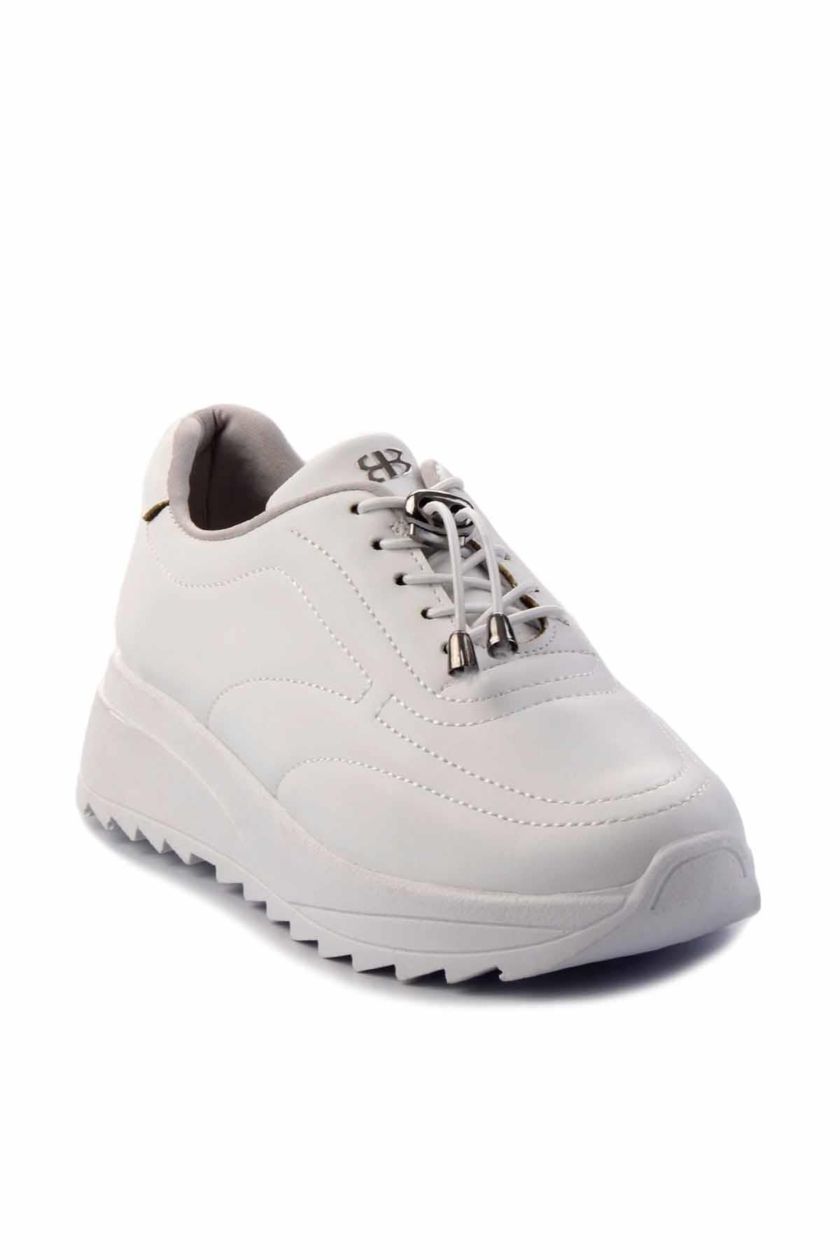 Bambi-White Women's Casual Shoes K01671666509 3