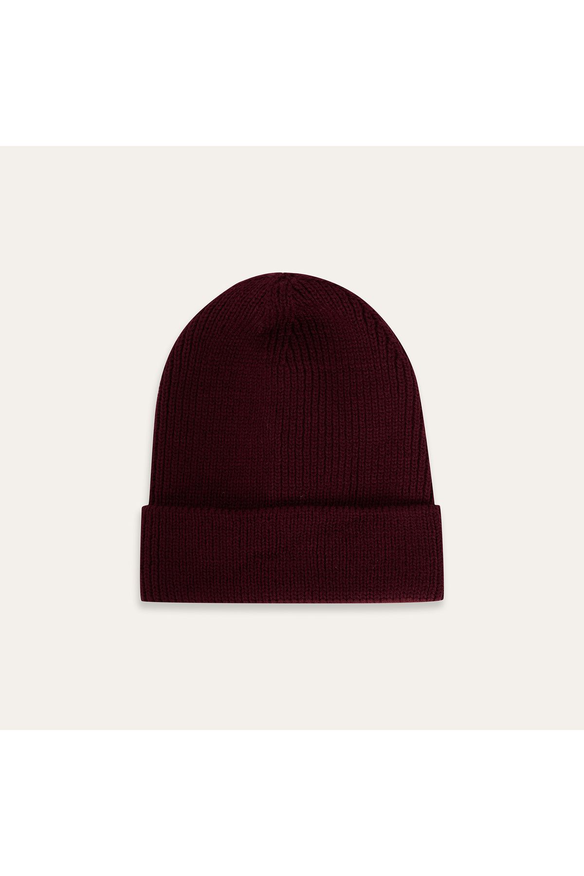 Mudo-Beanie - Burgundy - Plain 1