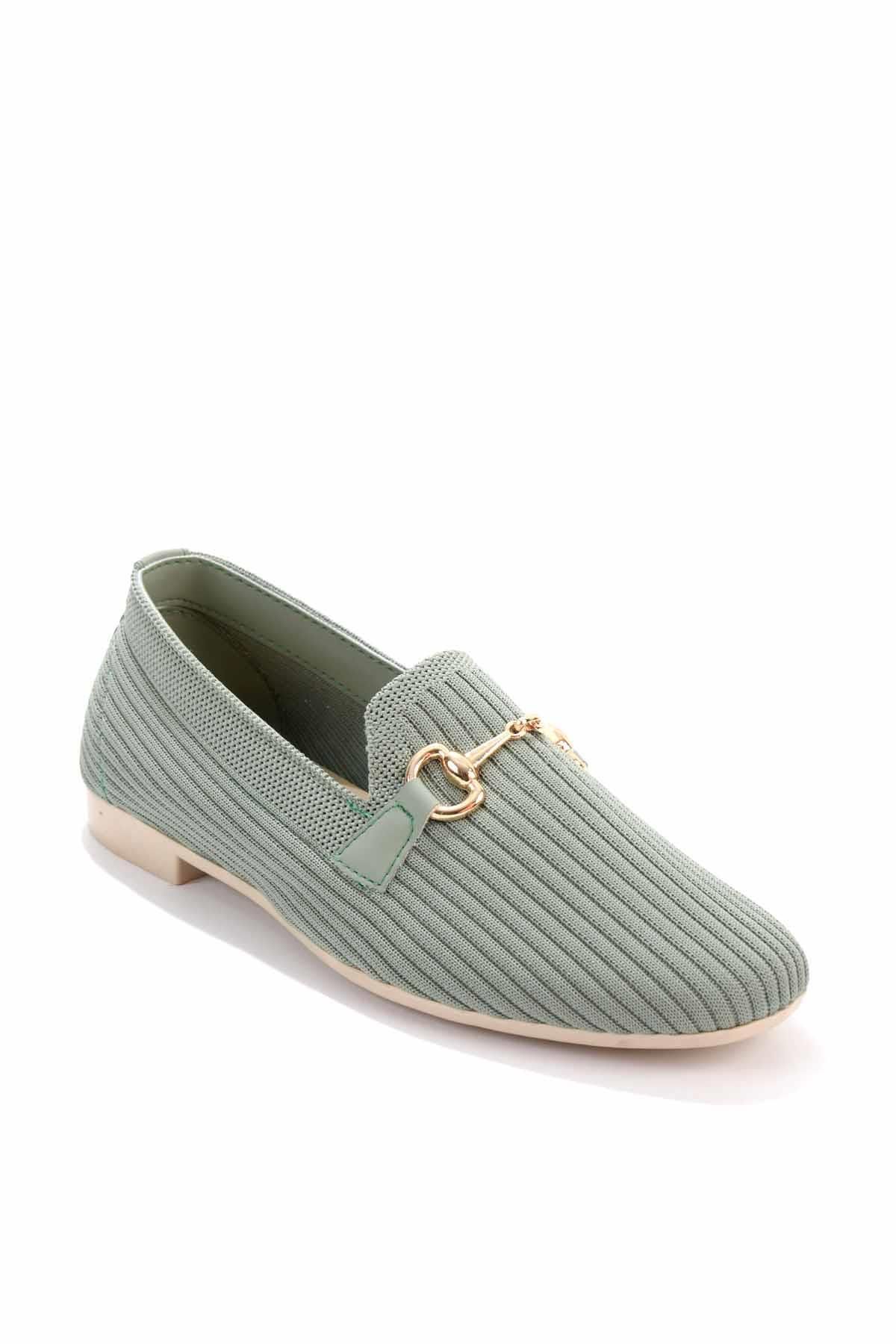 Bambi-Wasser Grün Tricot Damen Loafer Schuhe K 01320302082 4