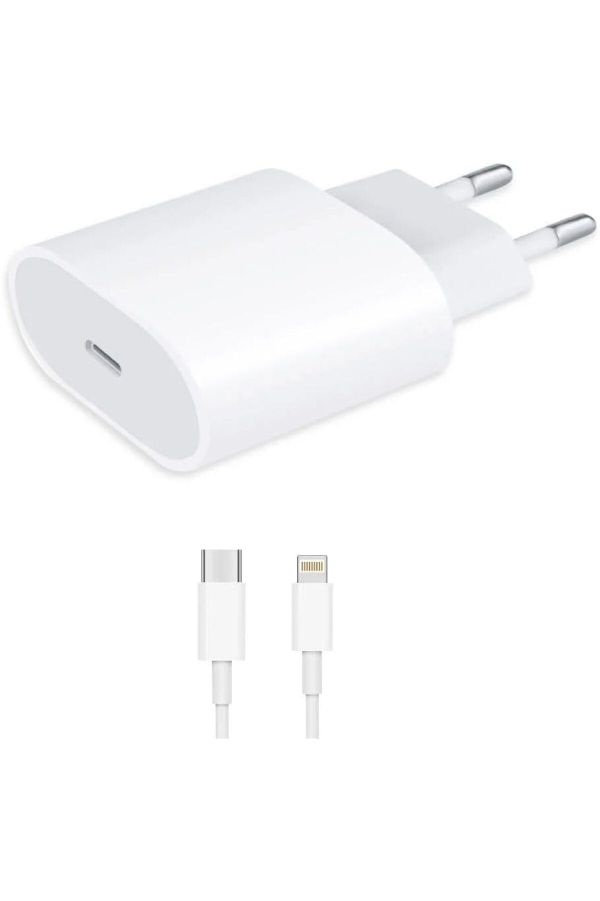 MCreative gkShopcr 20W USB-C Hızlı Şarj Seti - 11/12/13/14/15 Serisi Uyumlu, Watch Tüm Serilerle Uyumlu, G