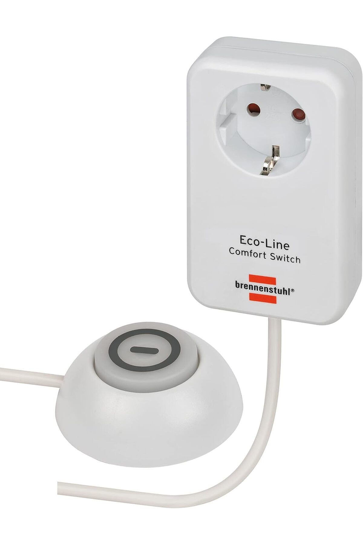STOREMAX mrttnca Eco Line Comfort Switch Adaptör EL CSA 1 (Işıklı el/ayak şalterli priz, yüksek dokunma