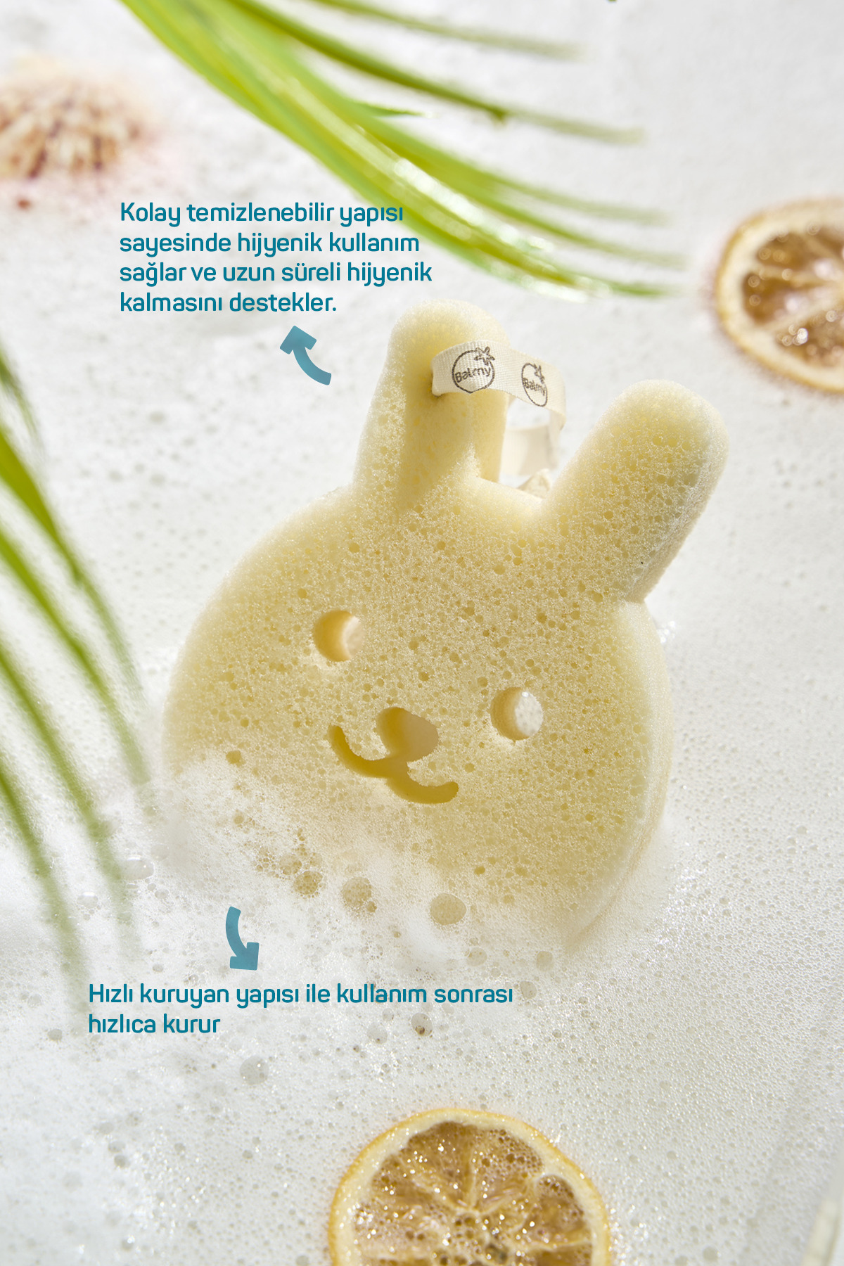 Balmy 2'li Bebek Banyo Seti-Tavşan/Ördek fotoğrafı 5 (önizleme)