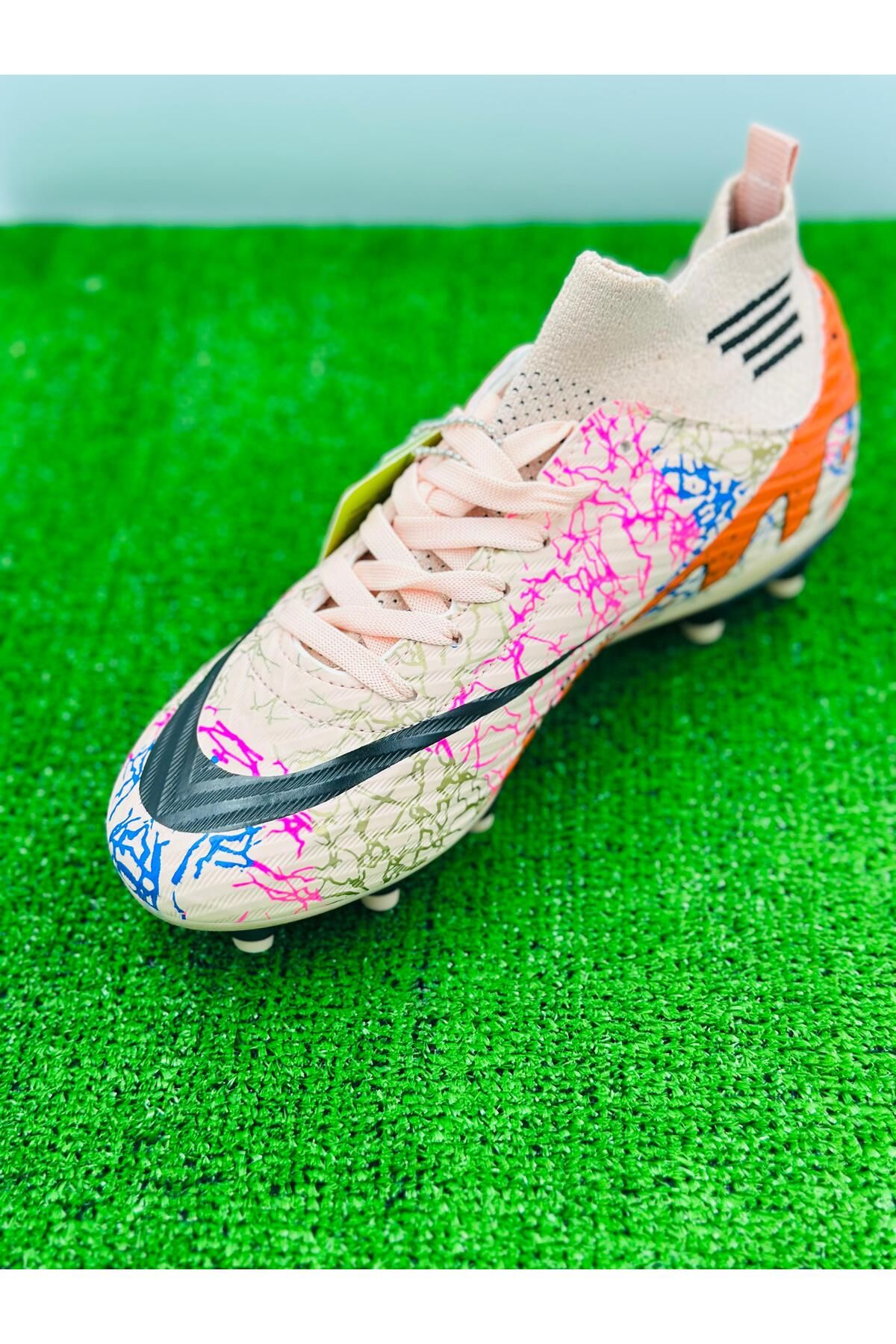 kismet kundura Twingo Air Laliga چکمه های فوتبال بچه گانه Profes Football Shoes Astroturf Shoes کفش فوتبال با جوراب