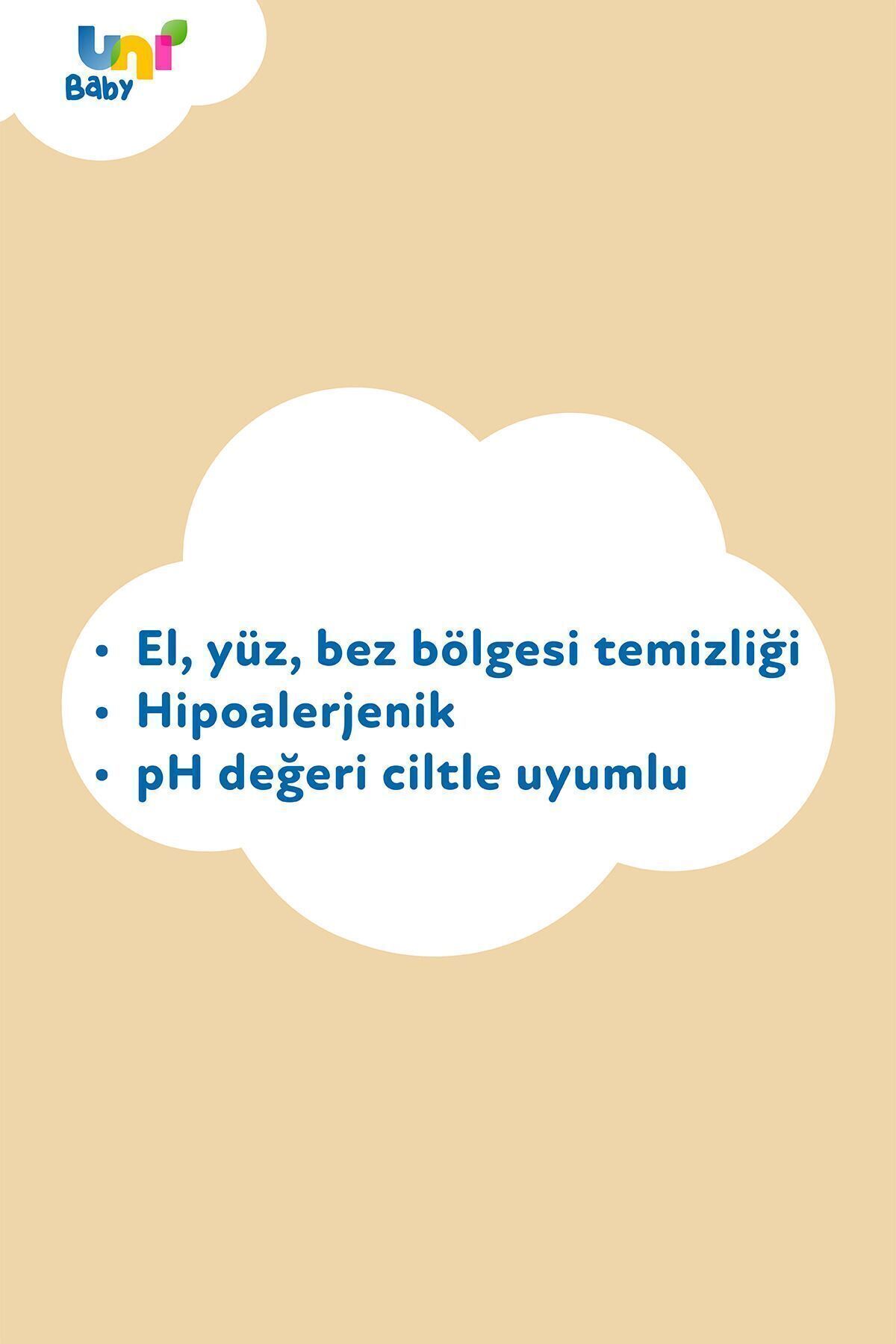 Uni Baby Pure Comfort Beyaz Sabun Kokulu Islak Mendil 12'li 1080 Yaprak fotoğrafı 4 (önizleme)