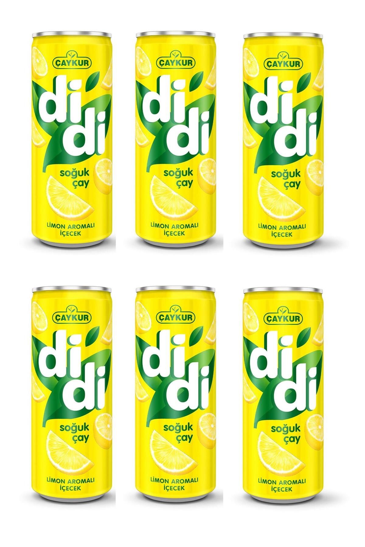 DİDİ Didi Limon Aromalı Soğuk Çay 330 Ml X 6 Adet