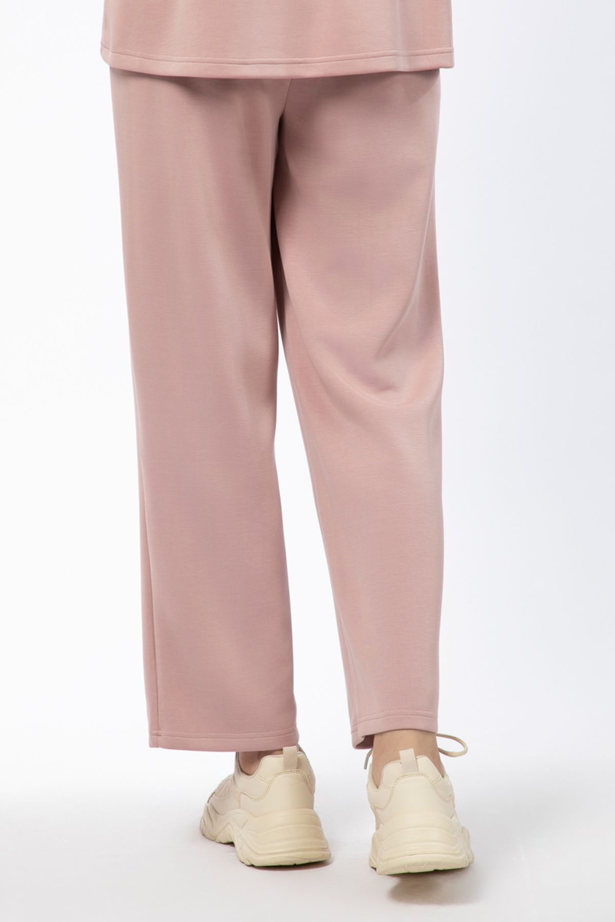 RİNA-Basic Casual Pant_S_Pink 3