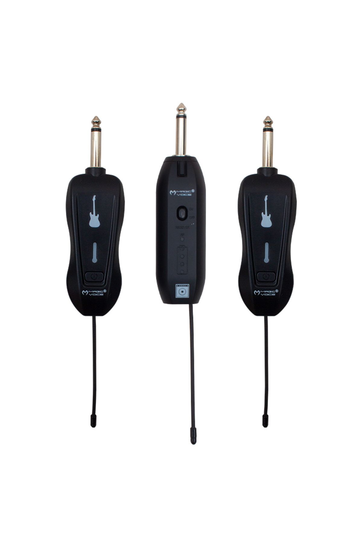 mycarmella MAGICVOICE MV-19592 UHF GİTAR TİP KABLOSUZ MİKROFON ÜÇLÜ SET (4767) - VHT9658-2087