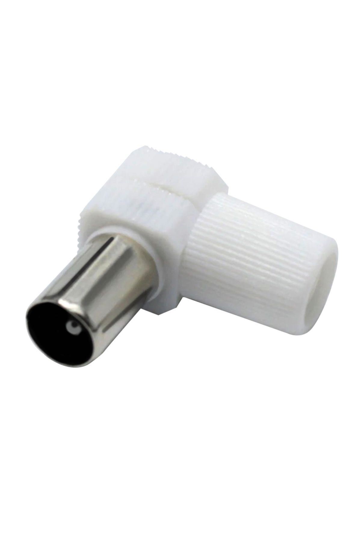 Lokal Marketing 60 OHM L FİŞ ERKEK BEYAZ ANTEN FİŞİ (4767) - LKM1218-9353