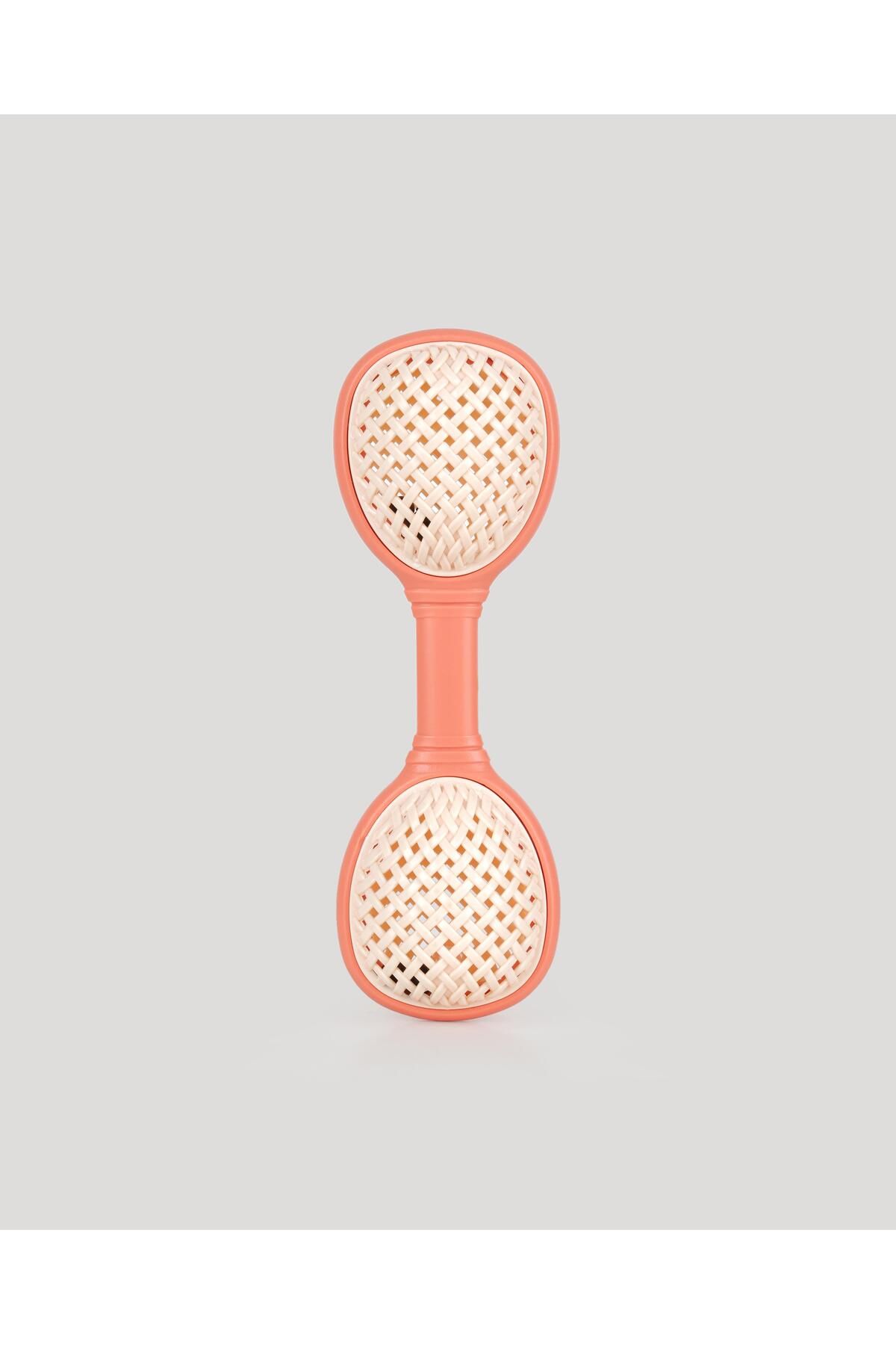 lets be child-Lc Duo Wicker Rattle - Salmon Color 1