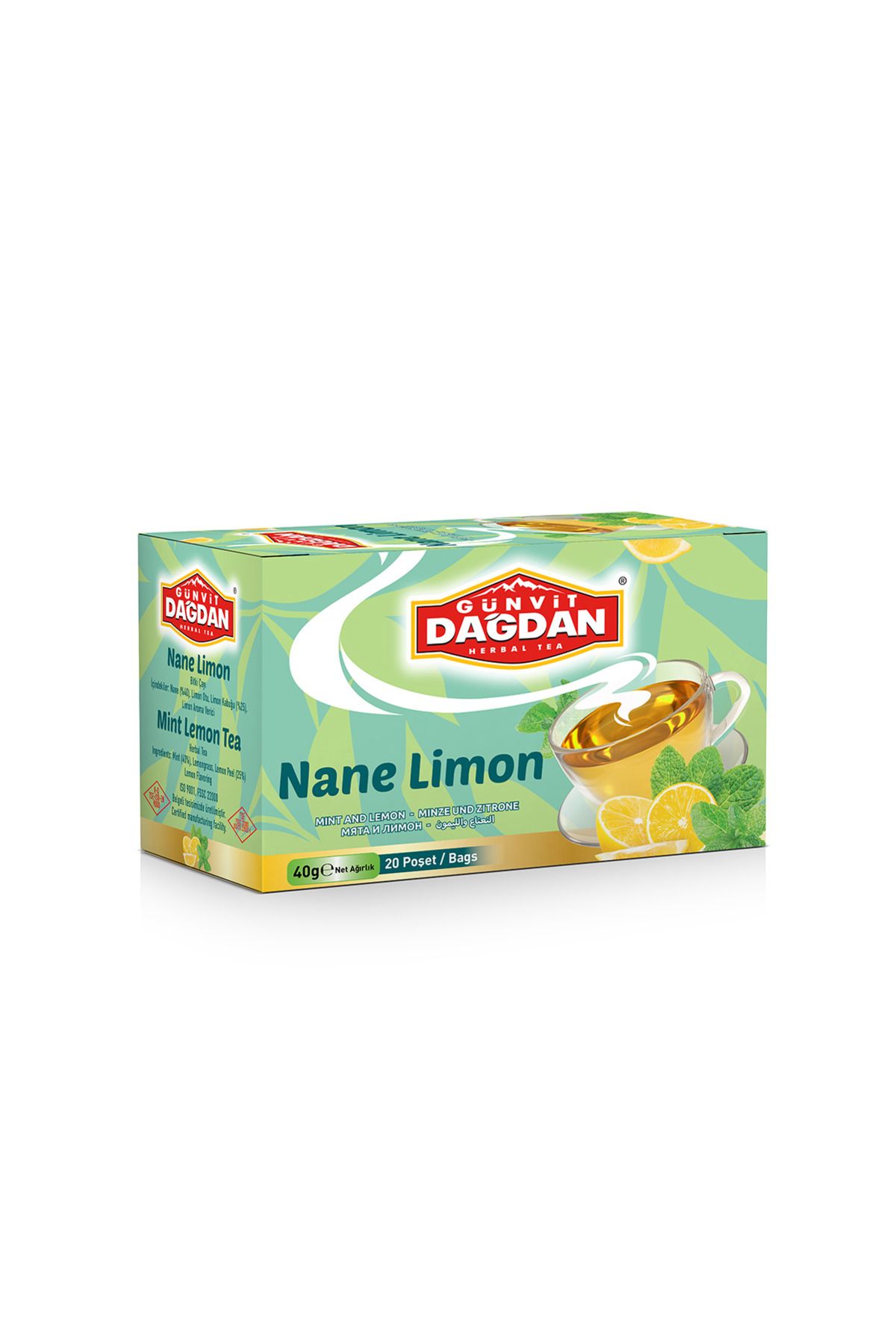 Angoravi Nane Limon Bardak Poşet 20’li