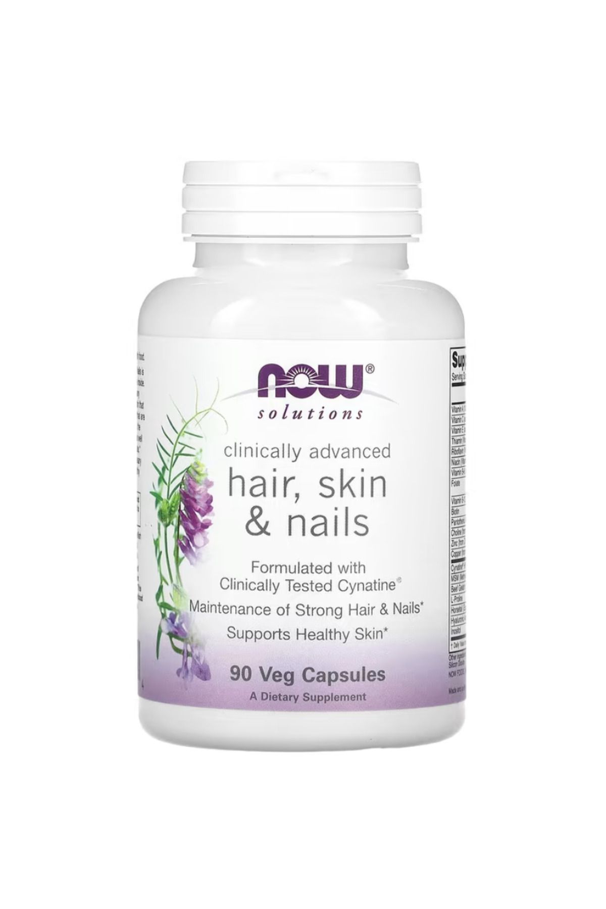 Now Foods, Solutions, Clinically Advanced Hair, Skin & Nails, 90 Veg Capsules