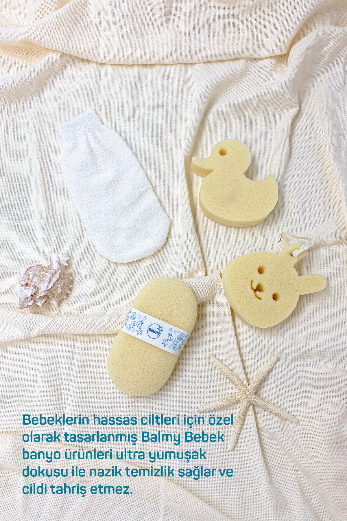 Balmy 4'lü Bebek Banyo Seti fotoğrafı 3 (önizleme)