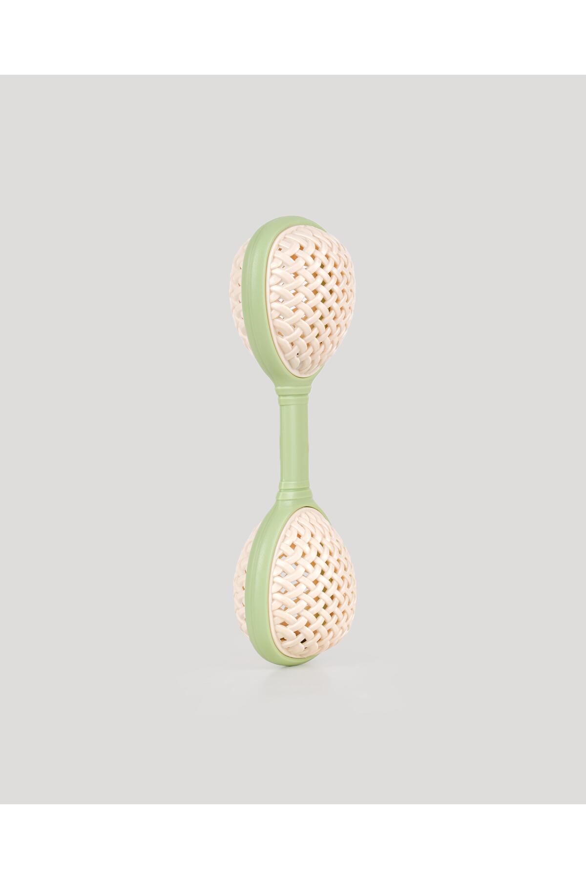 let's be child Duo Hasır Çıngırak Yeşil fotoğrafı 2 (önizleme)