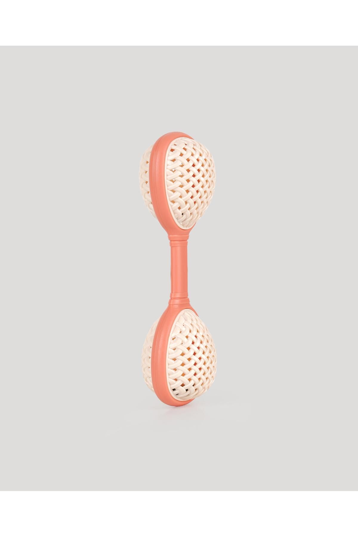 lets be child-Lc Duo Wicker Rattle - Salmon Color 2