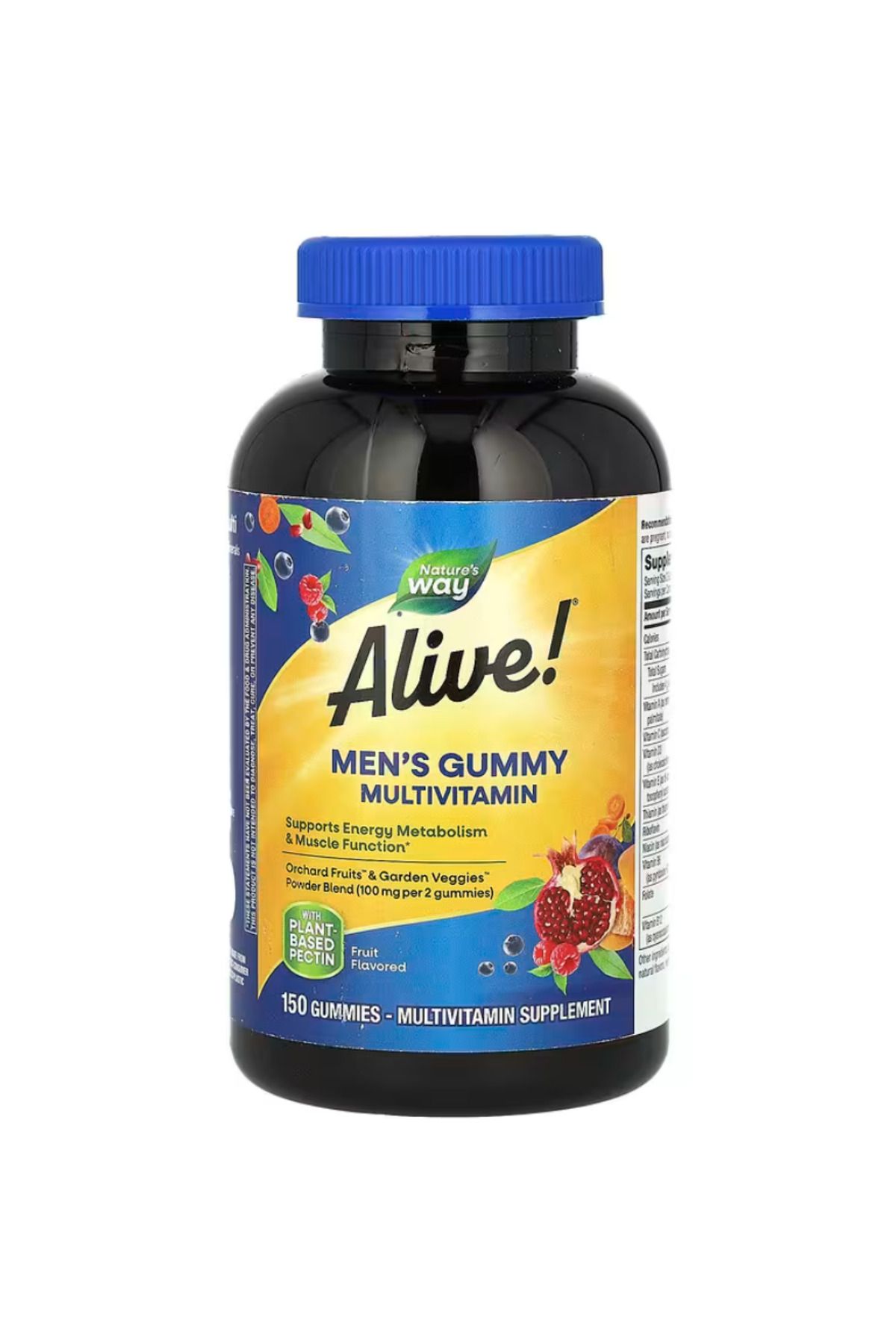 Nature's Way , Alive! Men's Gummy Multivitamin, Fruit, 150 Gummies