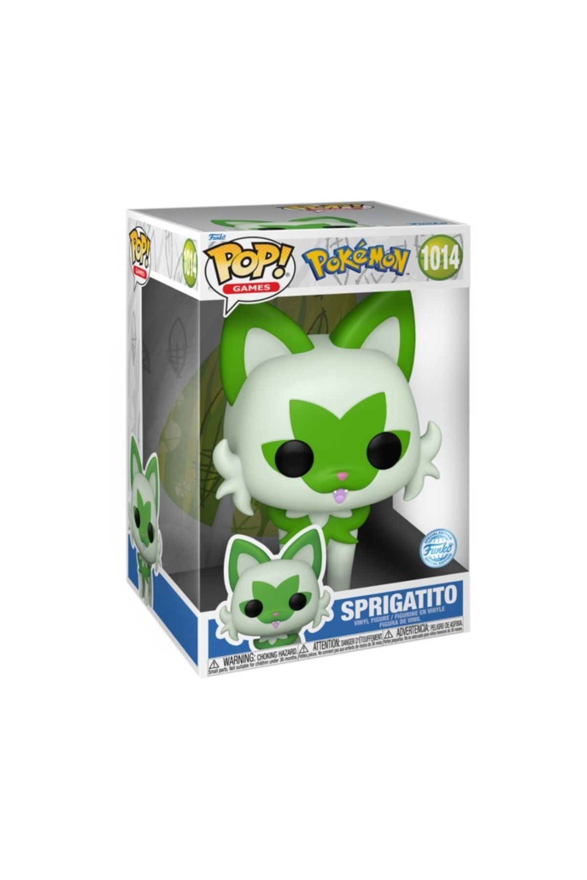 Funko-Pop Jumbo! Games: Pokemon Sprigatito Exclusive Vinyl Figures 2