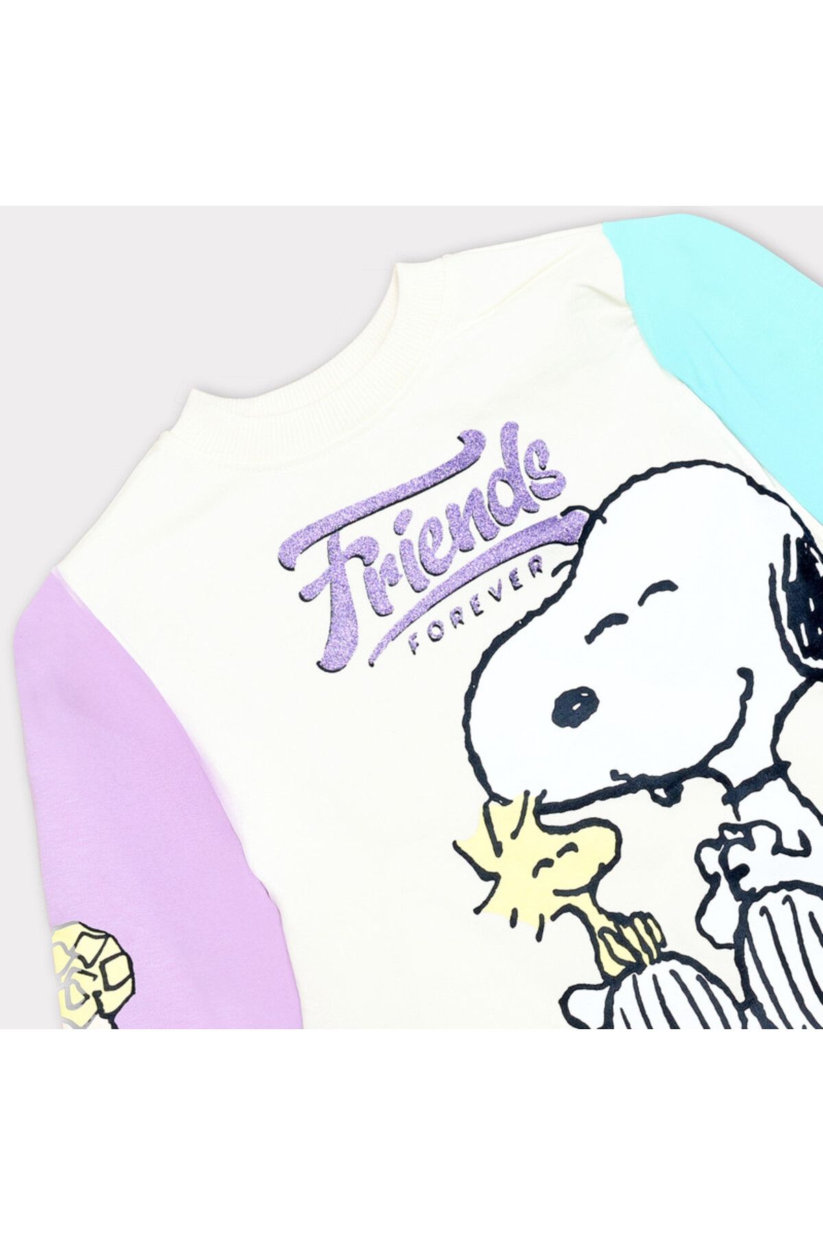 SNOOPY-Toddler Girls Sweatshirt and Joggers Set 3