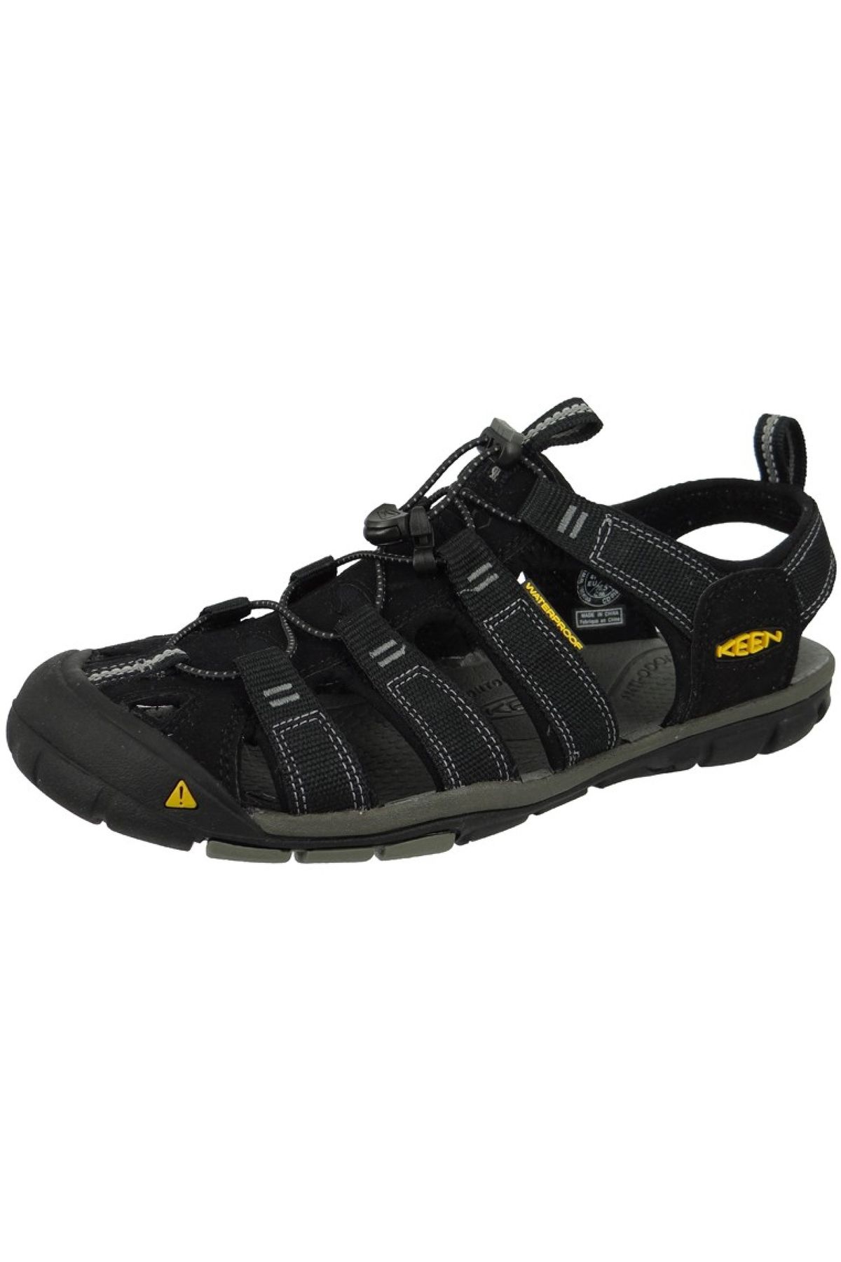 Keen-1008660 Clearwater CNX Herren Sandale Wassersportsandale Trekkingsandale Black/Gargoyle Schwarz/Grau 1