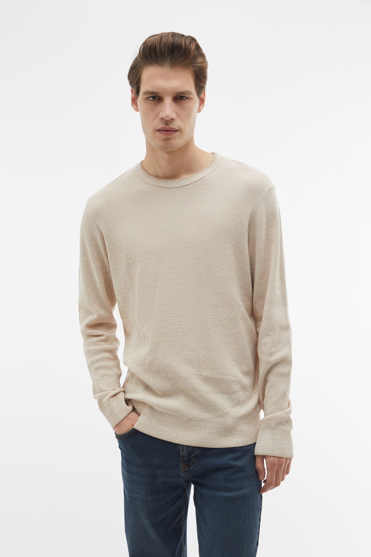 Mudo-Cycling Collar Long Sleeve Sweater with Mulines 3