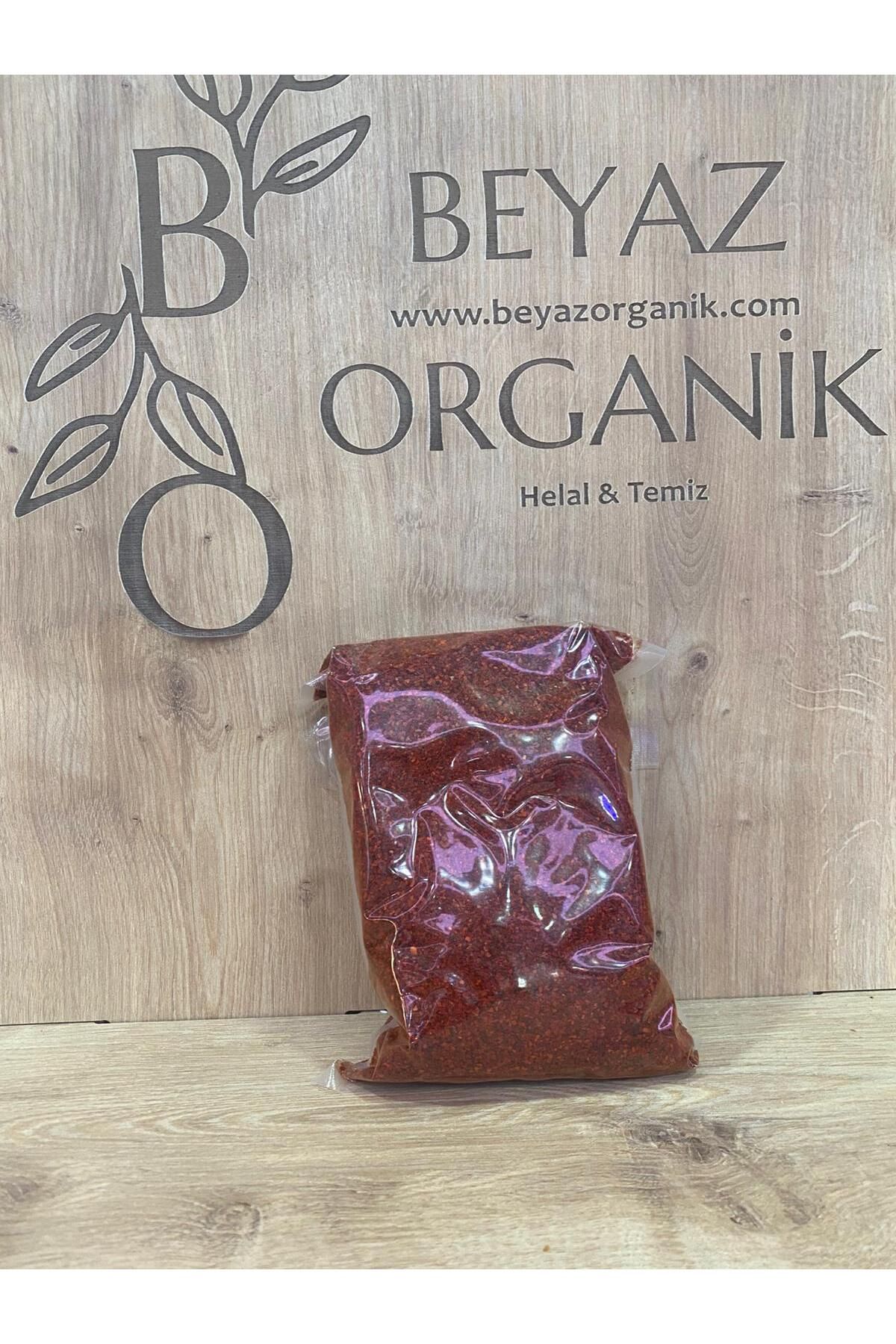 BEYAZ ORGANİK MARAŞ İPEK BUL BİBER 500 gr