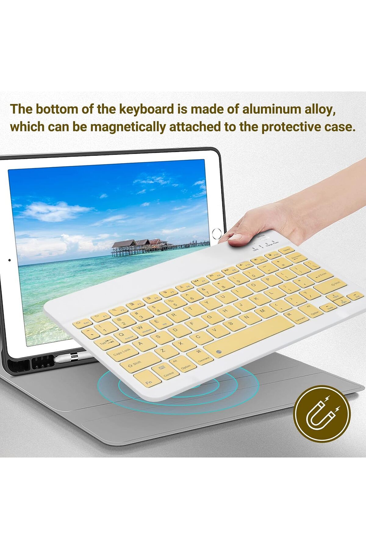 Arabest-Wireless Keyboard and Mouse Bluetooth Rechargeable Wireless Mouse Keyboard Set 6