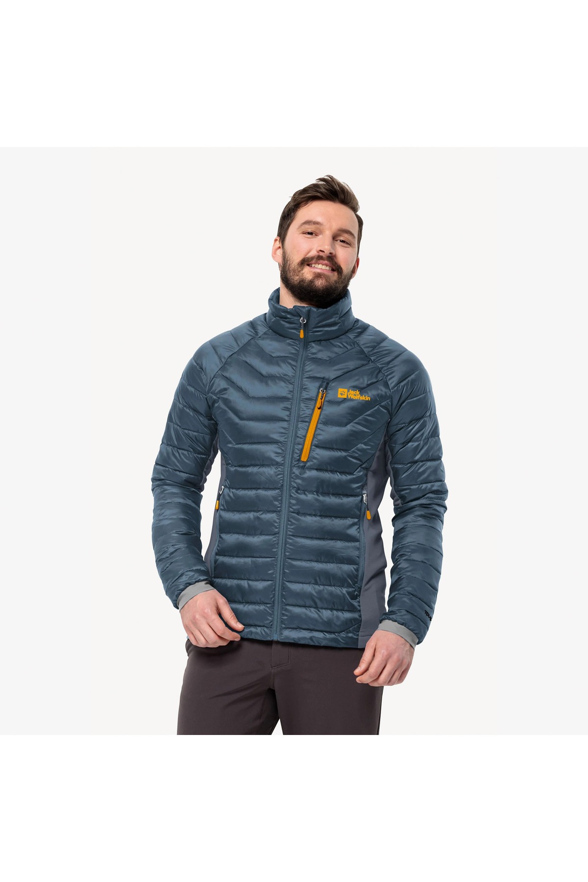 جک ولف اسکین کت عایق آبی مردانه Routeburn Pro