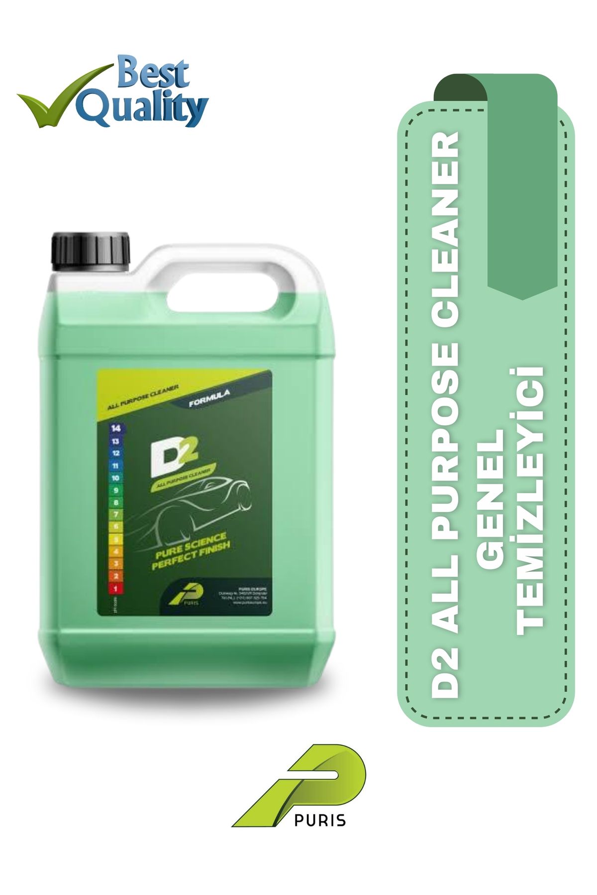 PURİS D2 ALL PURPOSE CLEANER-GENEL TEMİZLEYİCİ