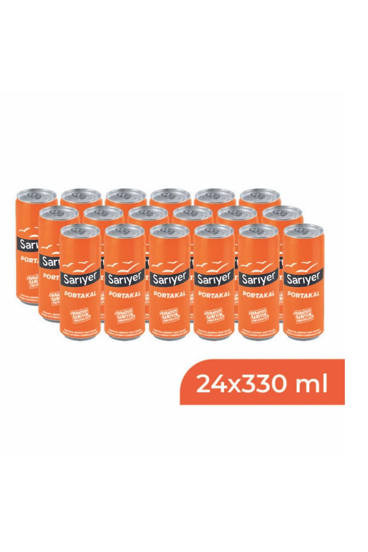 Sarıyer Gazoz Sarıyer Portakal Aromalı Gazoz 330 Ml X 24 Adet