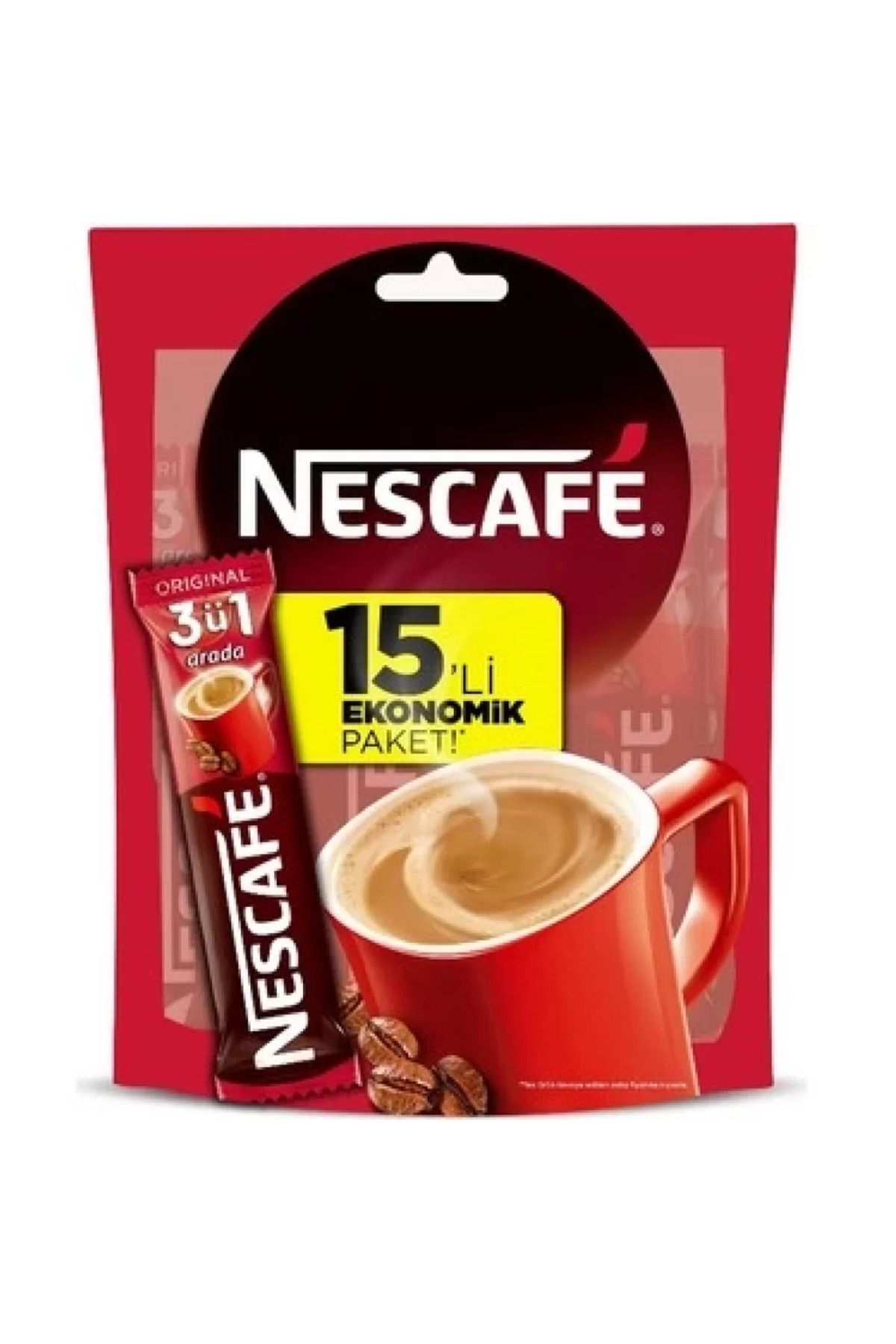 Nescafe 3Ü1 Arada Orijinal Kahve 17,5 Gr X 15 Adet