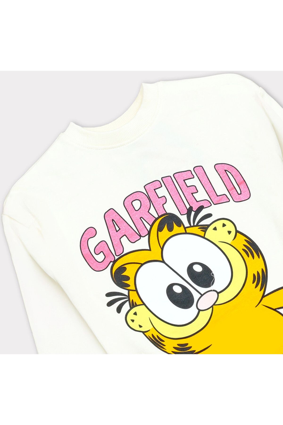 GARFIELD-طقم سويت شيرت وبنطلون رياضي للبنات الصغار - 5 سنوات 3