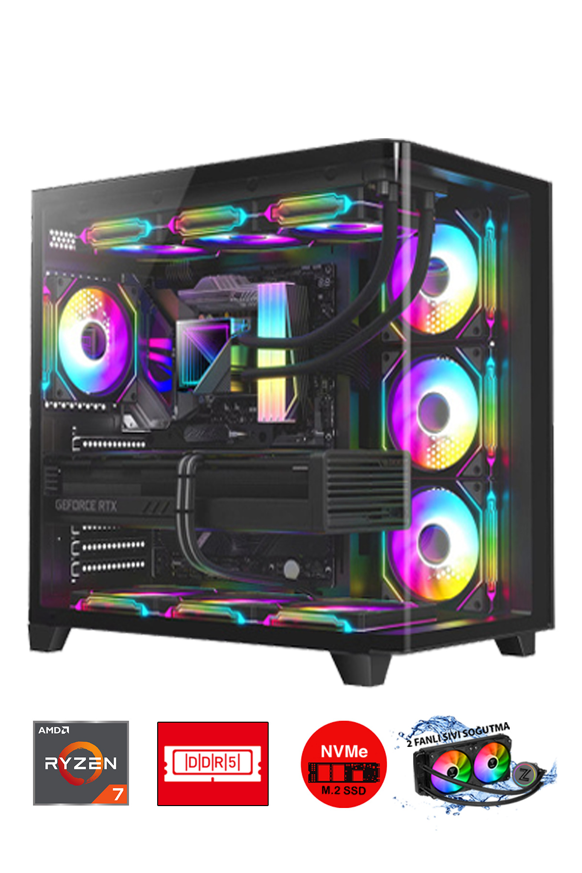 Zeiron Voyager X12 Ryzen 7 7700 32GB DDR5 RAM 1TB M.2 Nvme SSD