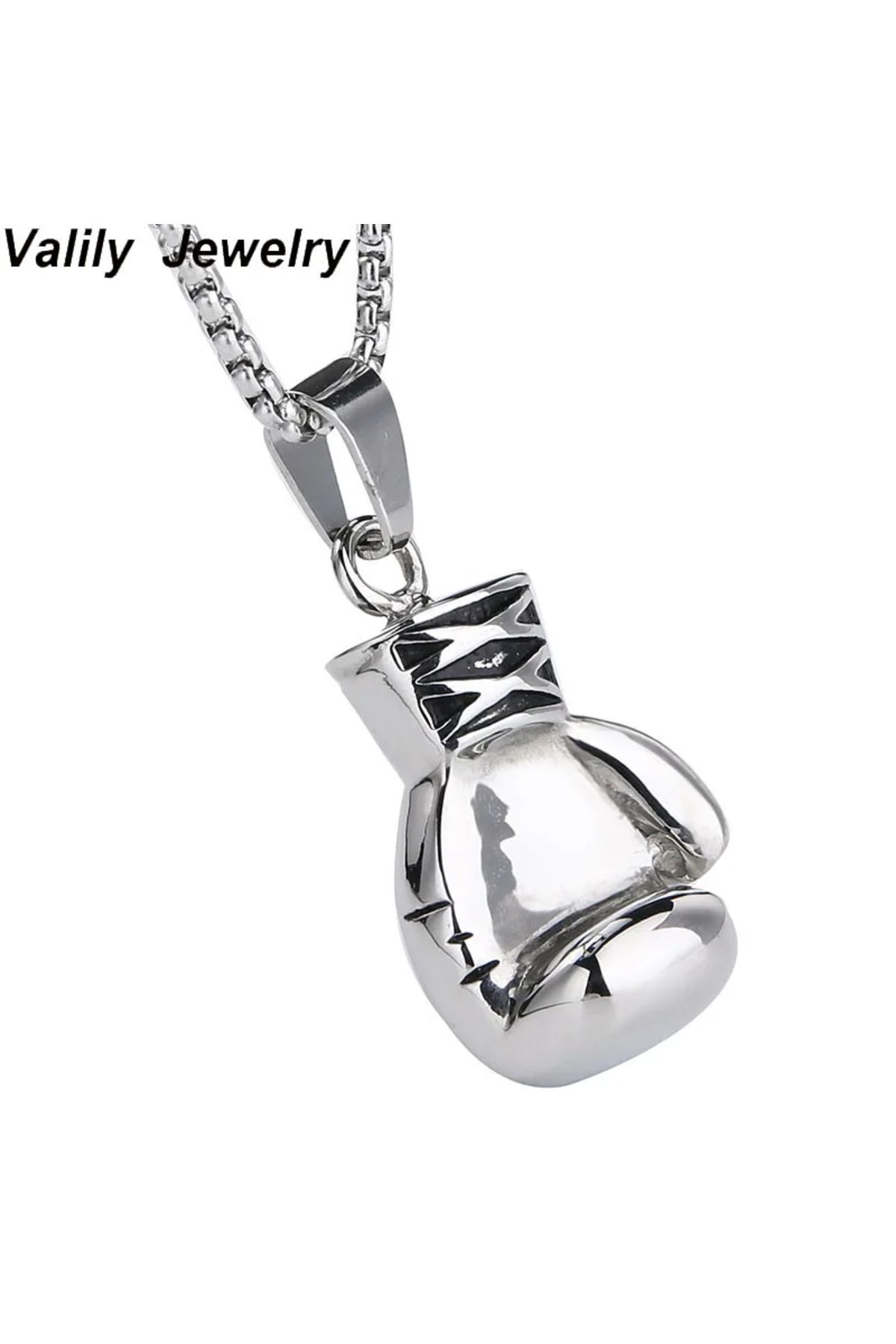 FG KONNİCHİWA-Boxing Glove Necklace Steel Necklace 2