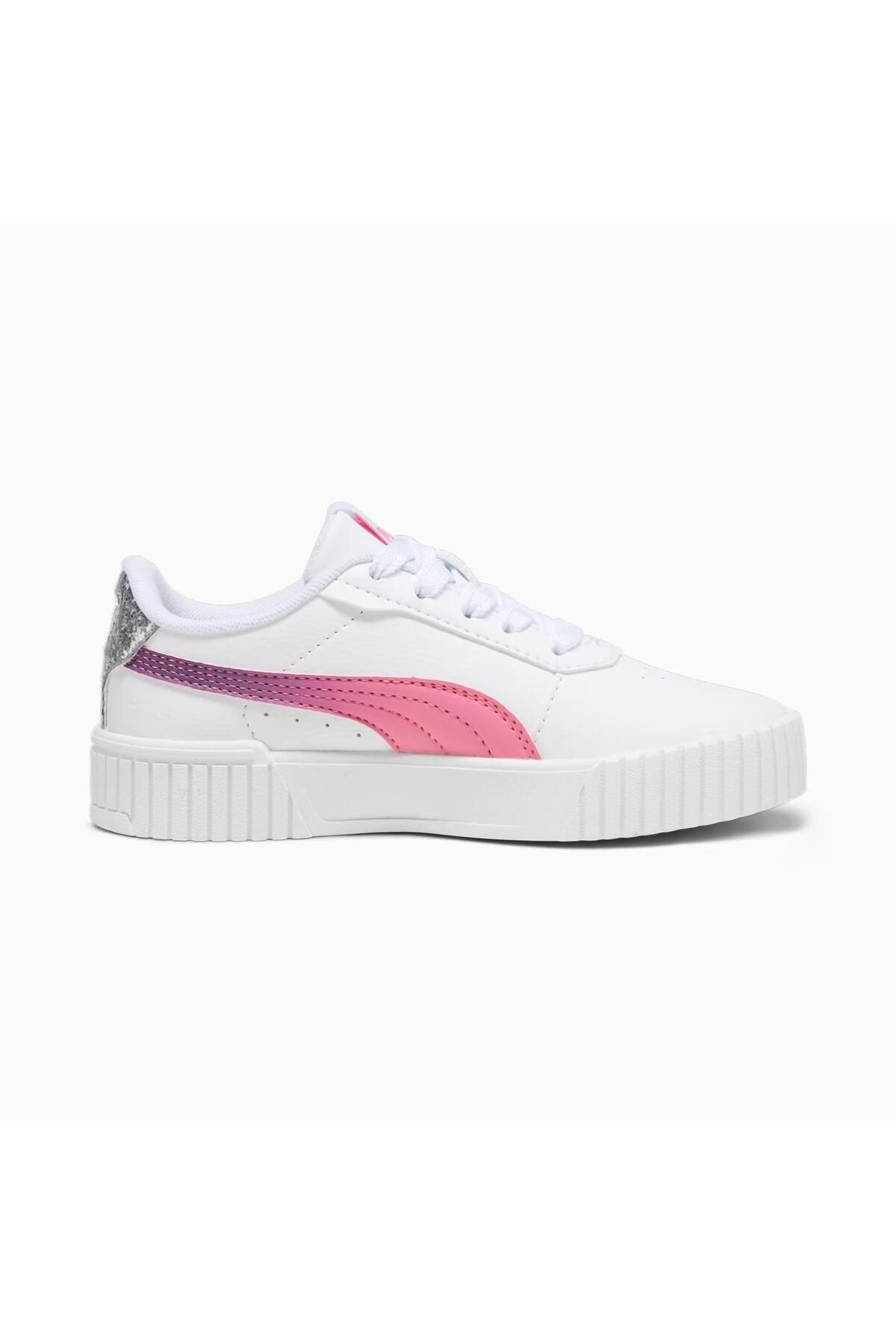 اسنیکر سفید زنانه Carina 2.0 Star Glow Jr کفش ورزشی Puma