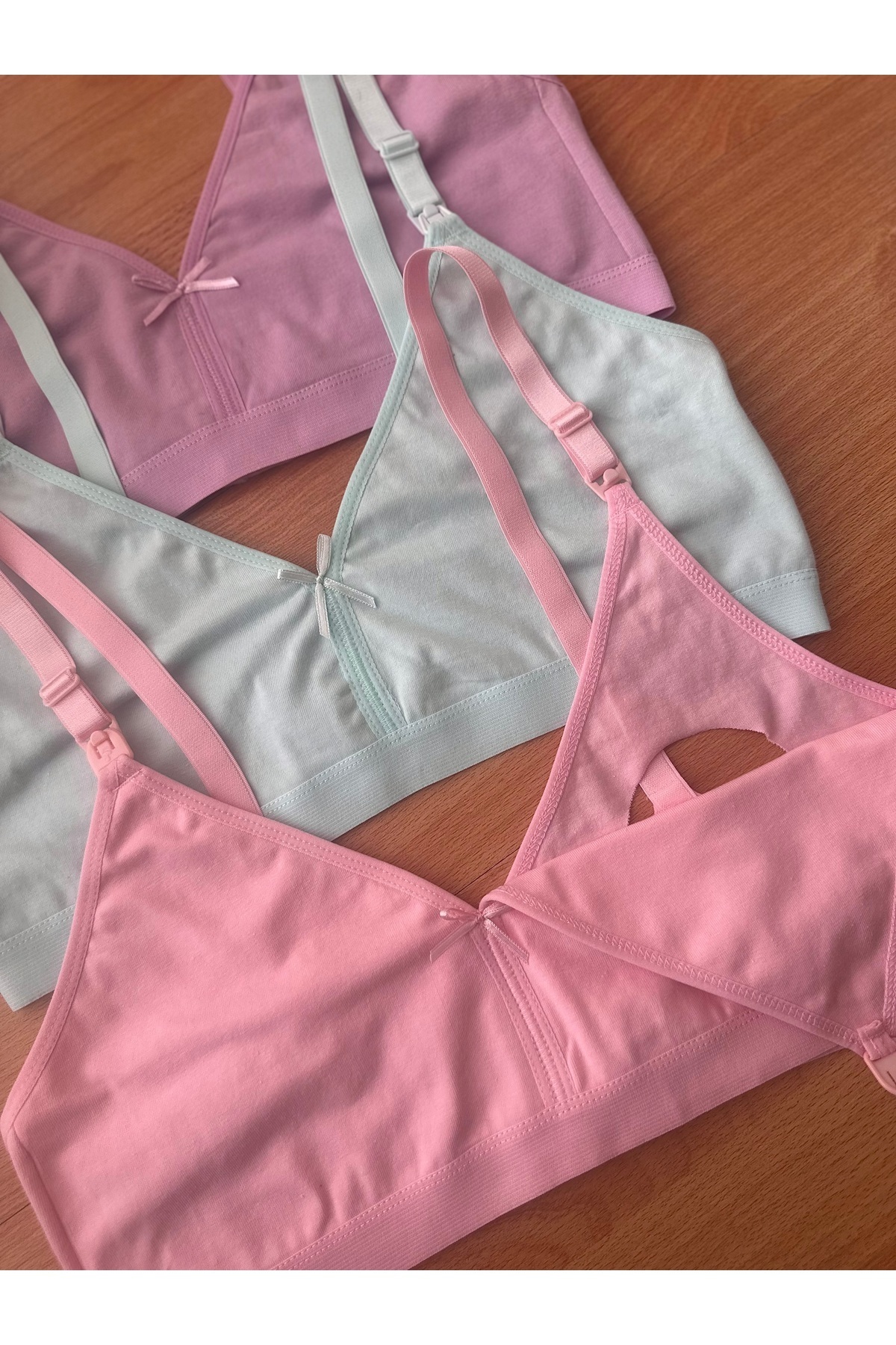 MODALADY Pamuklu Organik Sürdürülebilir Bebek Emzirme Sütyeni fotoğrafı 2 (önizleme)