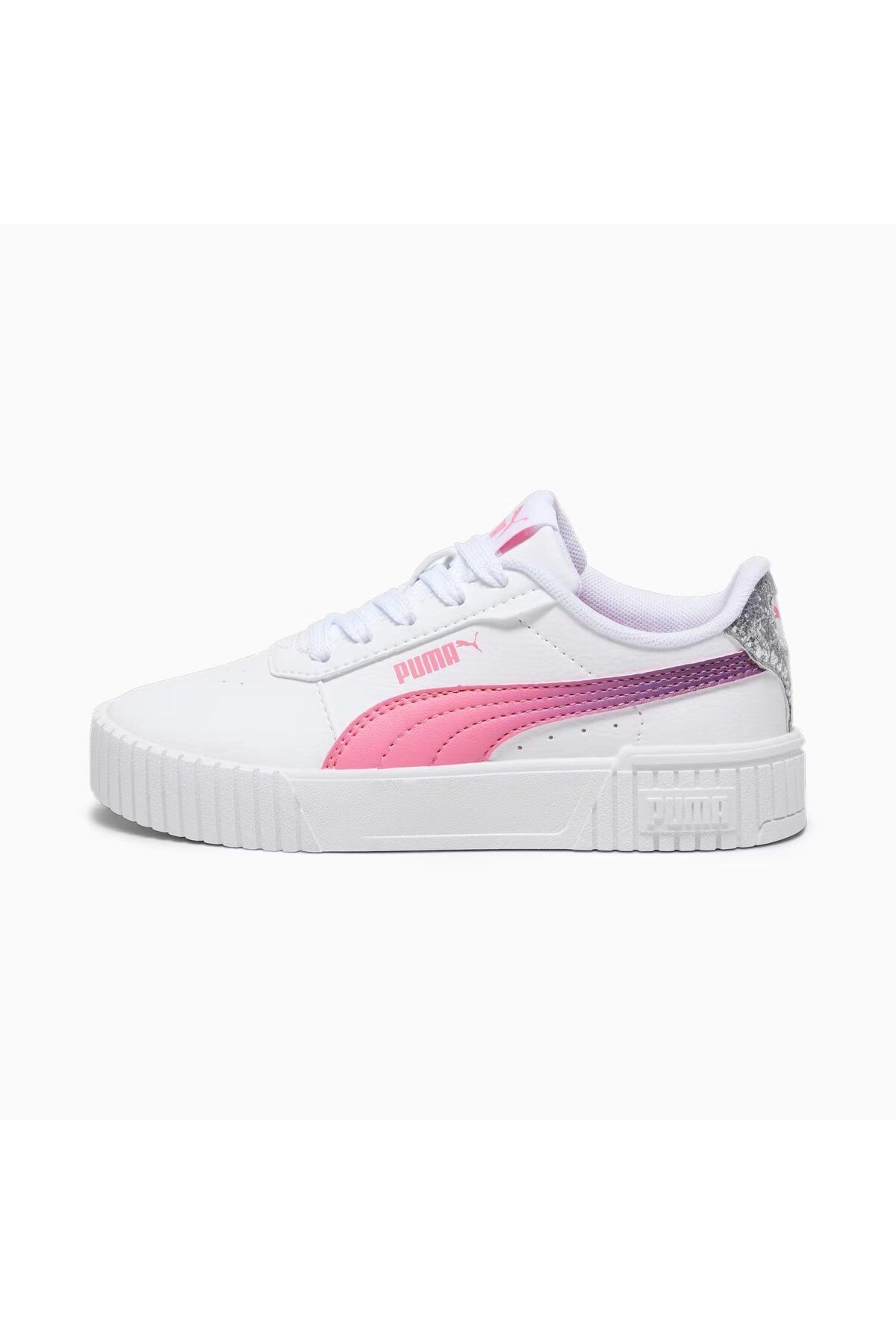 اسنیکر سفید زنانه Carina 2.0 Star Glow Jr کفش ورزشی Puma