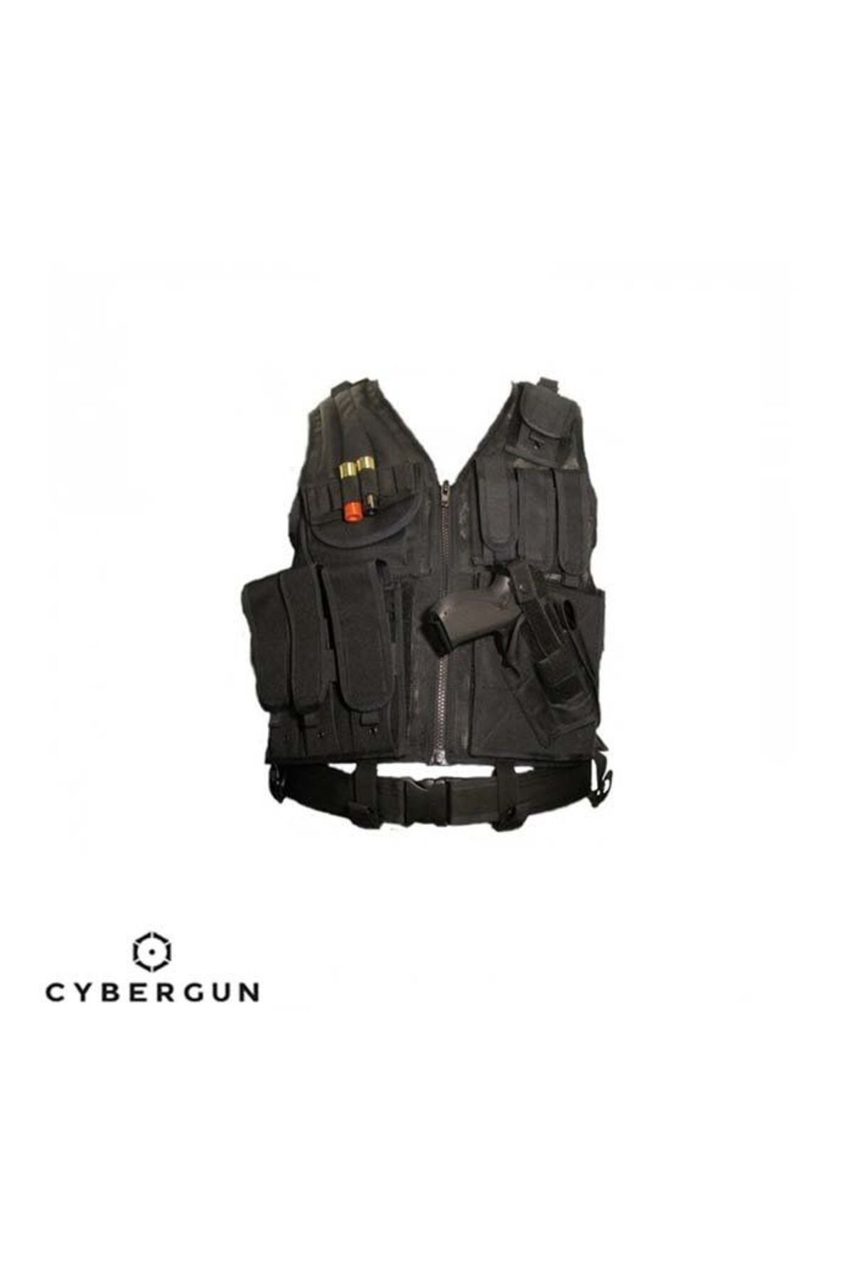 CYBERGUN Swiss Arms Bt-4 Siyah Taktikal Yelek