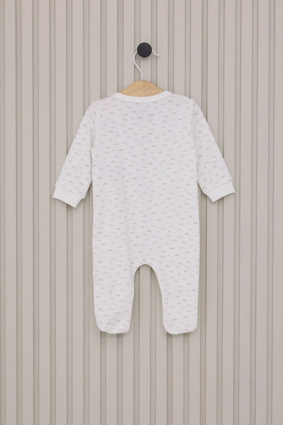 Skygo-U.S. Polo Baby Boy Booties Jumpsuit Usb2024 Cream 3