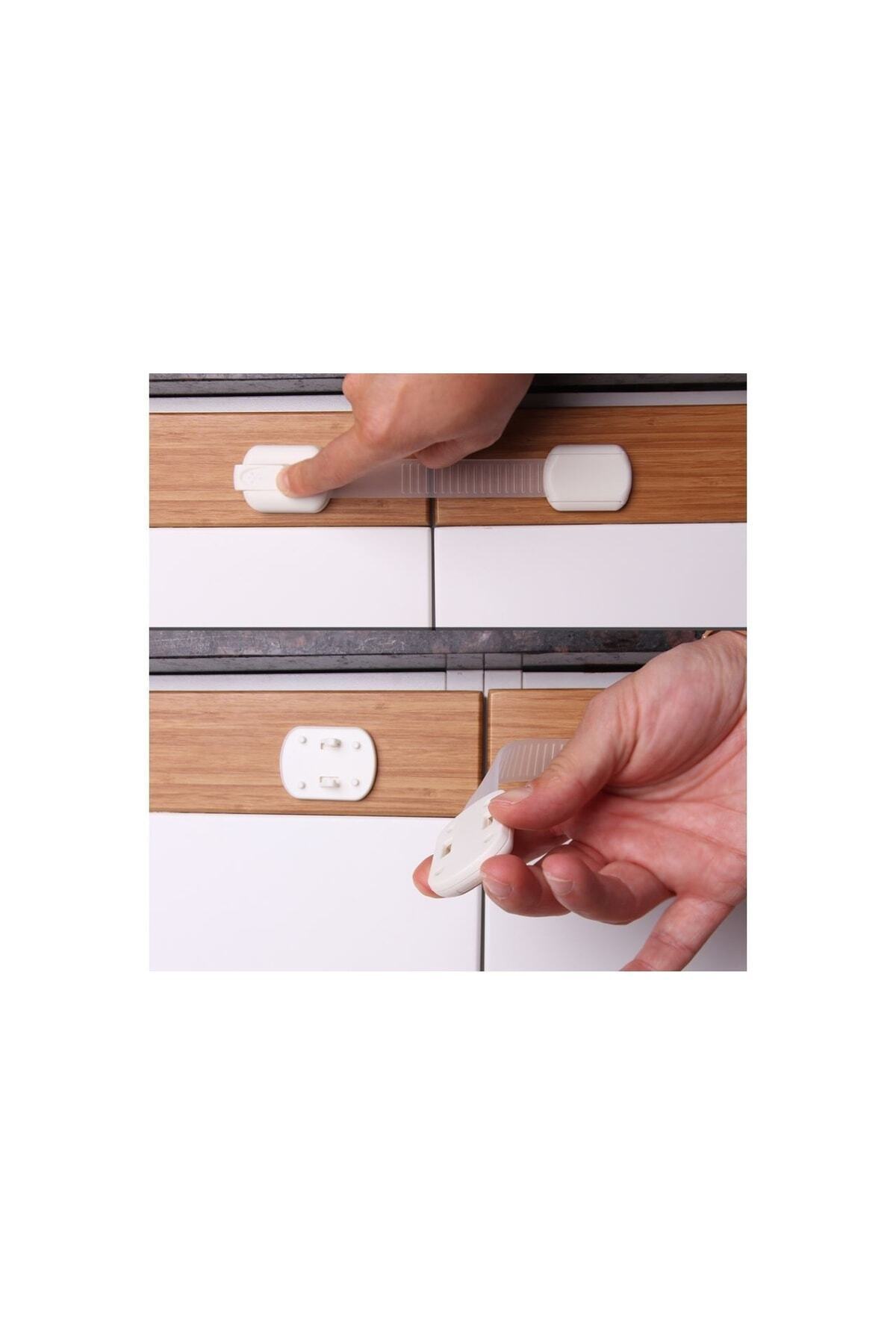 AGUBUGU BABY - Çok Amaçlı Ayarlanabilir Çekmece Ve Dolap Kilidi - 4 Adet fotoğrafı 7 (önizleme)