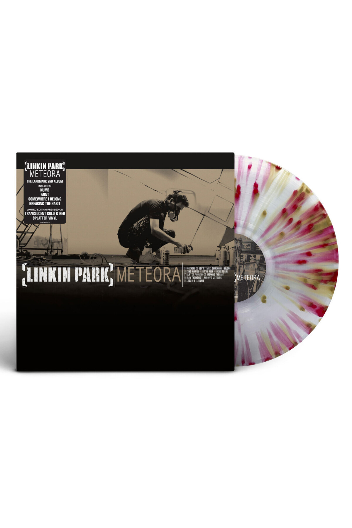 Genel Markalar Linkin Park - Meteora (Translucent Gold & Red Splatter Vinyl) - Plak