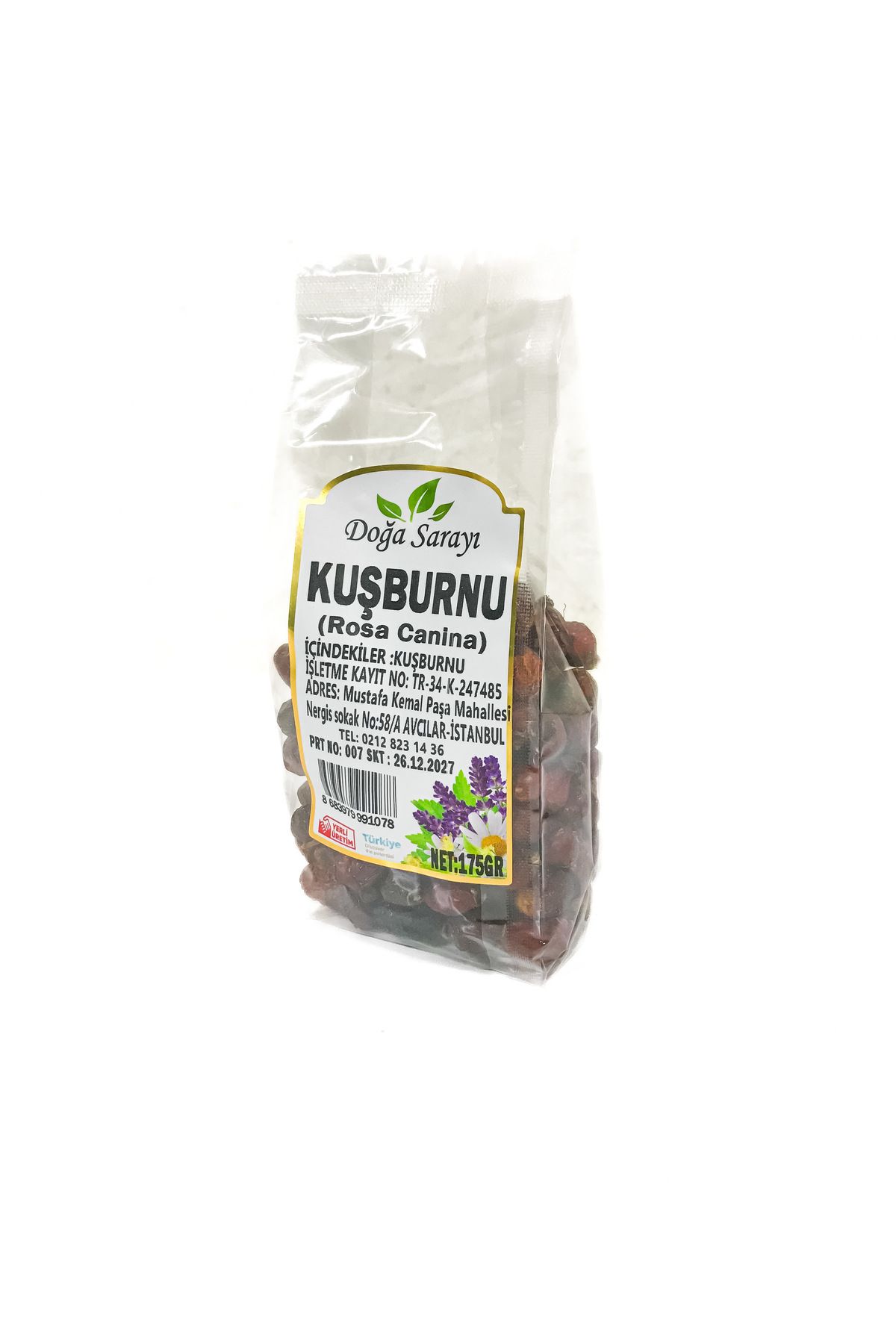 Doğa Sarayı Kuşburnu 175gr, Yabangülü, İtburnu, İtgülü, Gülelması, Yiric, Roseship 200g.