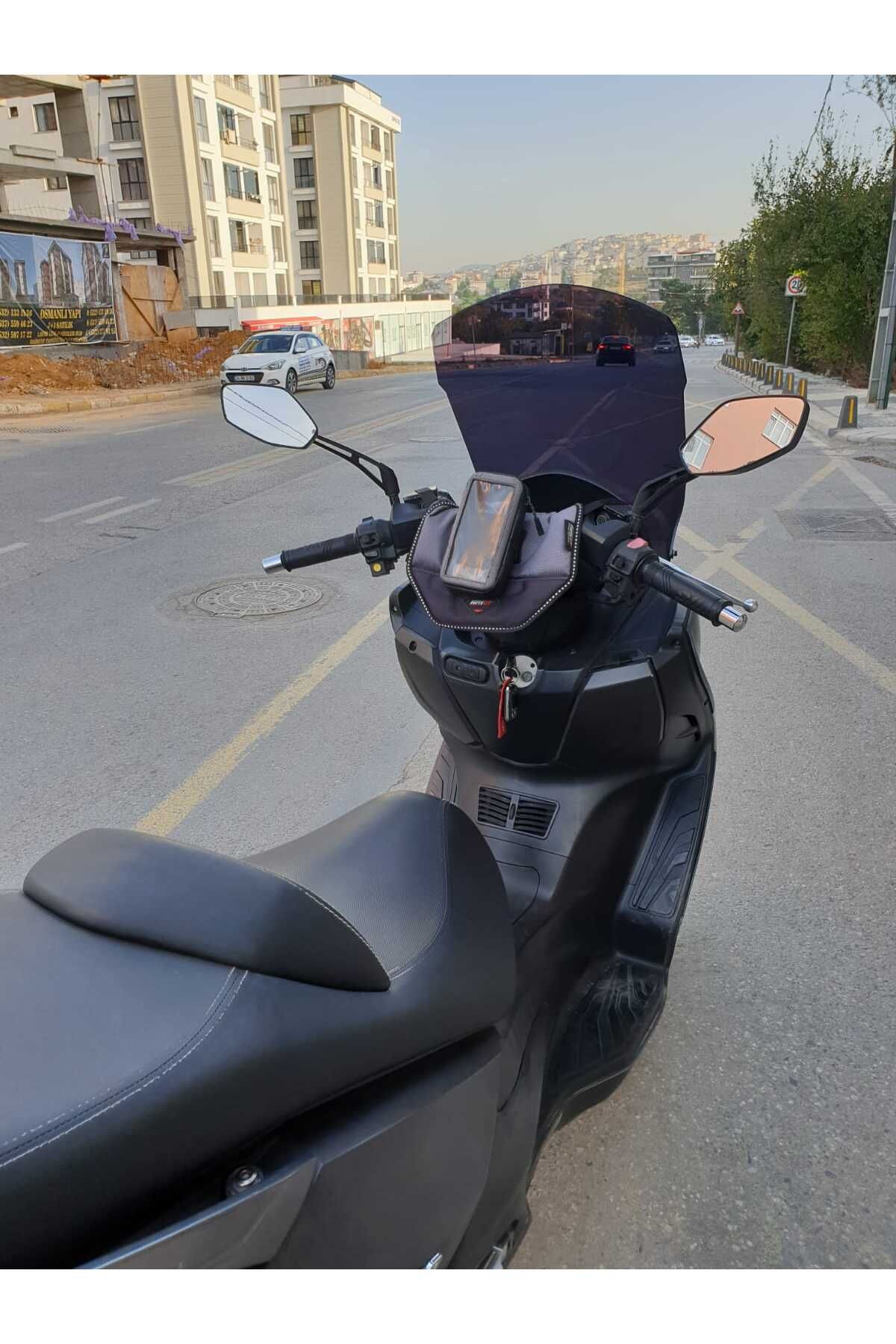 SYM Joymax 250 İ Siperlik Ön Cam 2013 2016 Model 65cm Siyah Renkli 4mm ORTA BOYLU CAM İADESİ YOKTUR