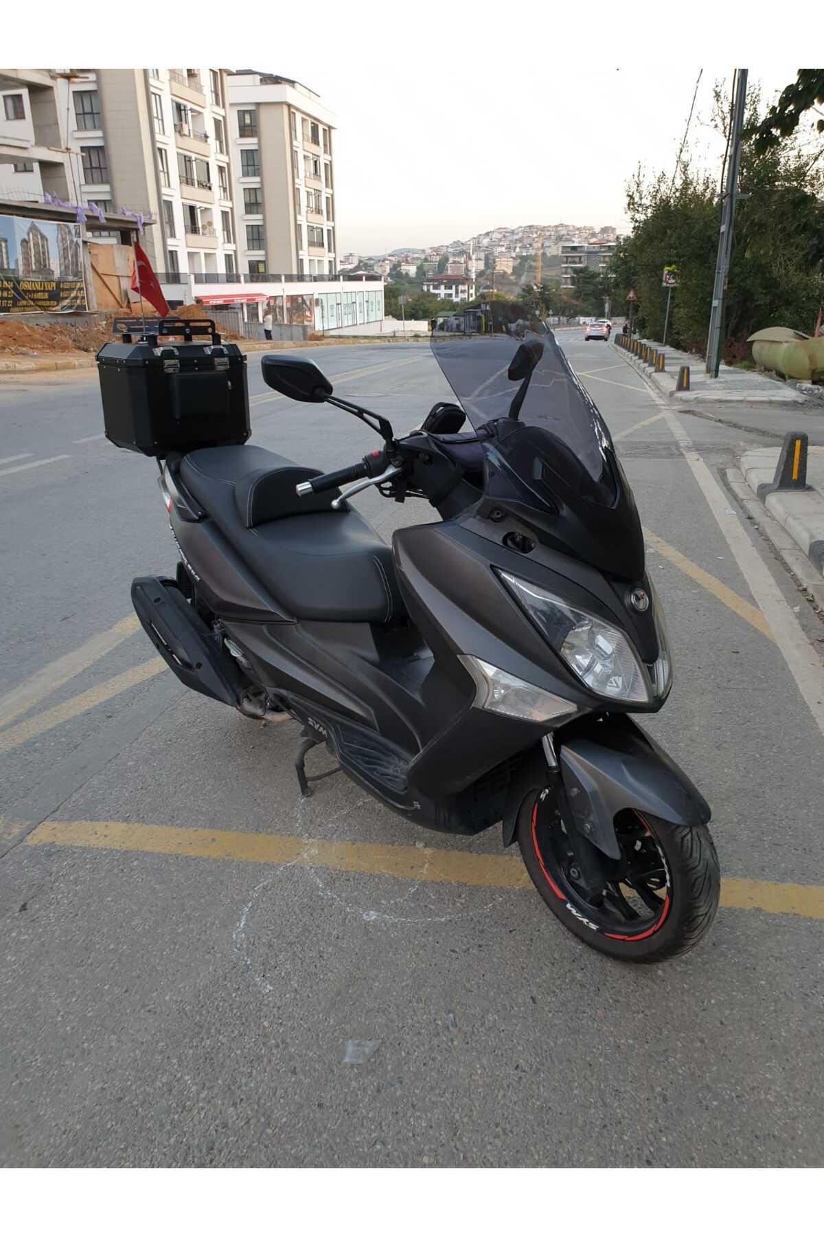 SYM Joymax 250 İ Siperlik Ön Cam 2015 2016 Model 65cm Füme Renkli 4mm APARAT GÖNDERİLMEYECEK