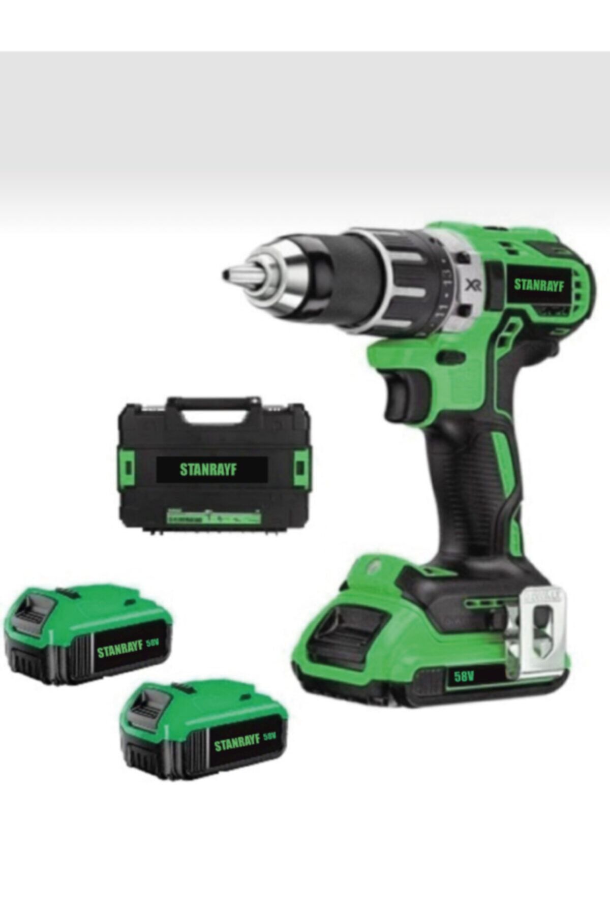 woodhub Germany Technology Xr 58v8ah Hd Li-on Darbeli Çelik Şanzıman Akülü Matkap + 30 Pcs Set