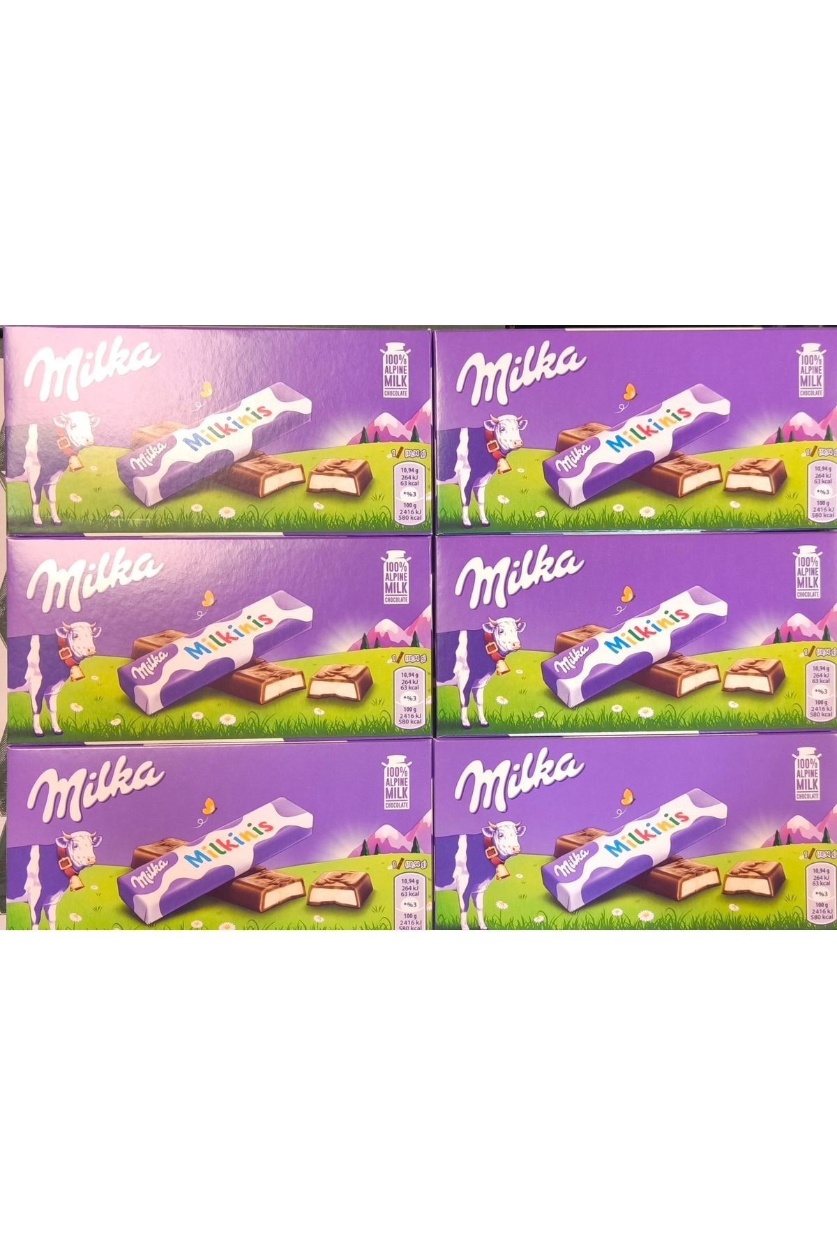 Milka Milkinis Tablet 87,5 Gram x 6 Adet Toplam 525 Gram