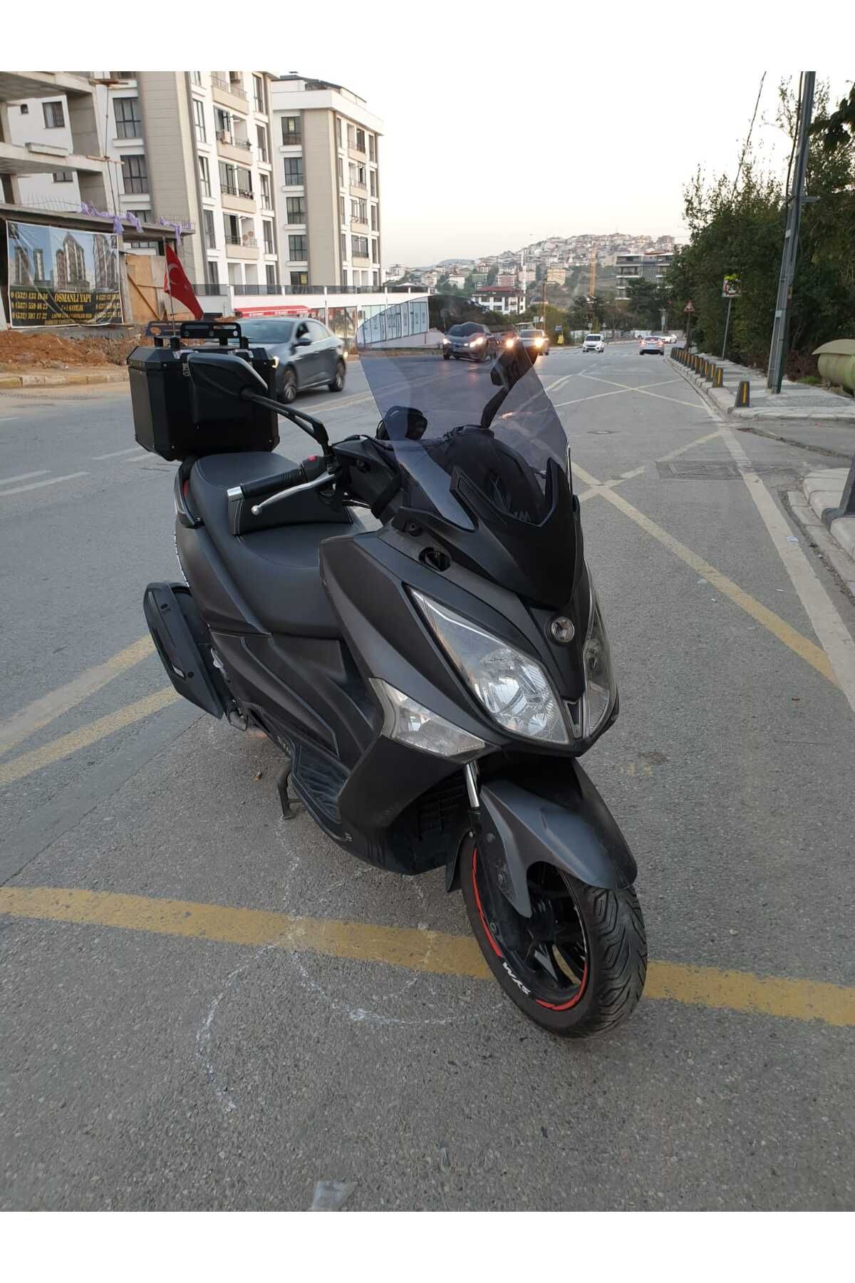 SYM Joymax 250 İ Siperlik Ön Cam 2015 2016 Model 65cm Füme Renkli 4mm APARAT GÖNDERİLMEYECEK