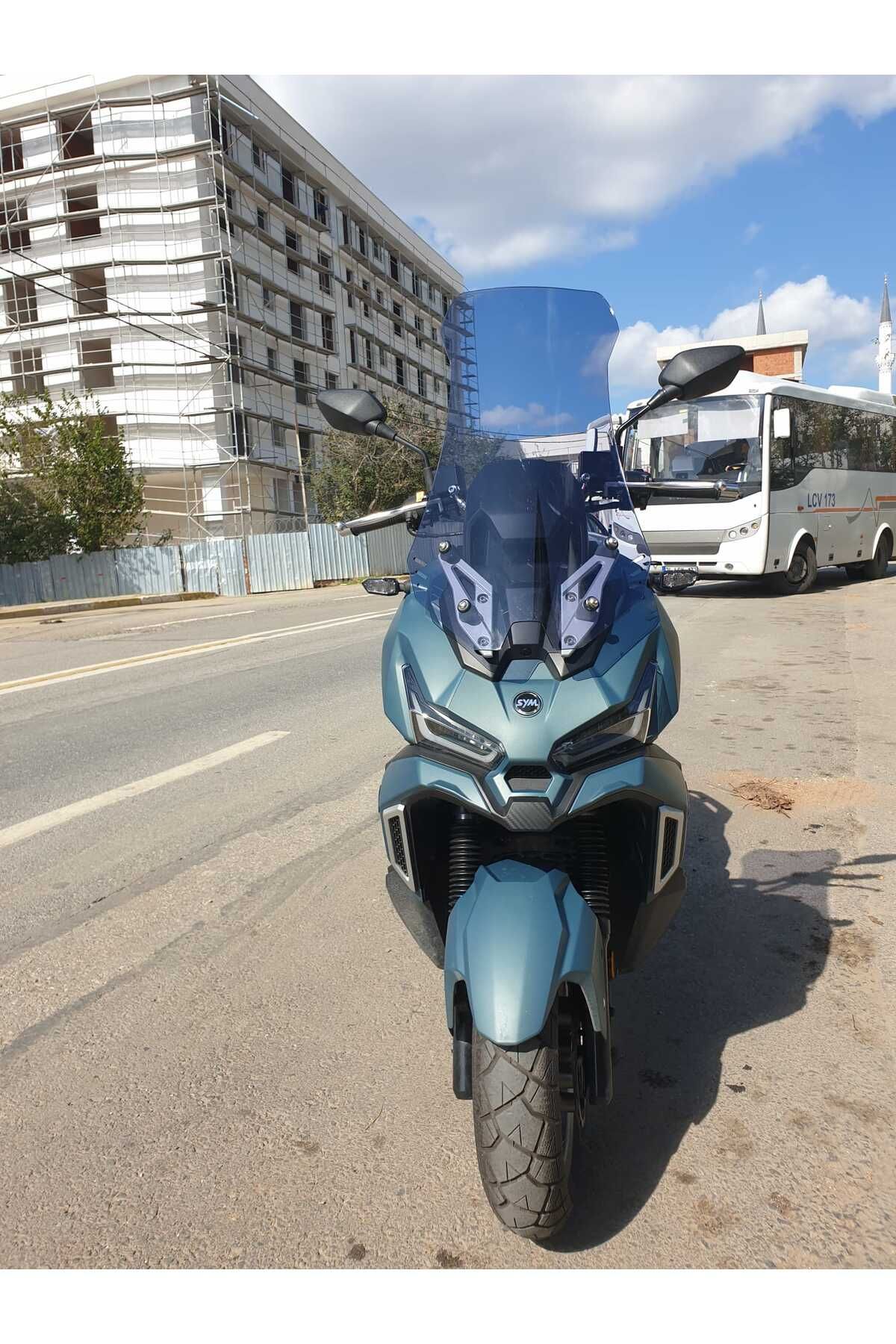 SYM Adx 125 Siperlik Ön Cam 2023-2025 Model 70cm Füme Renkli 4mm