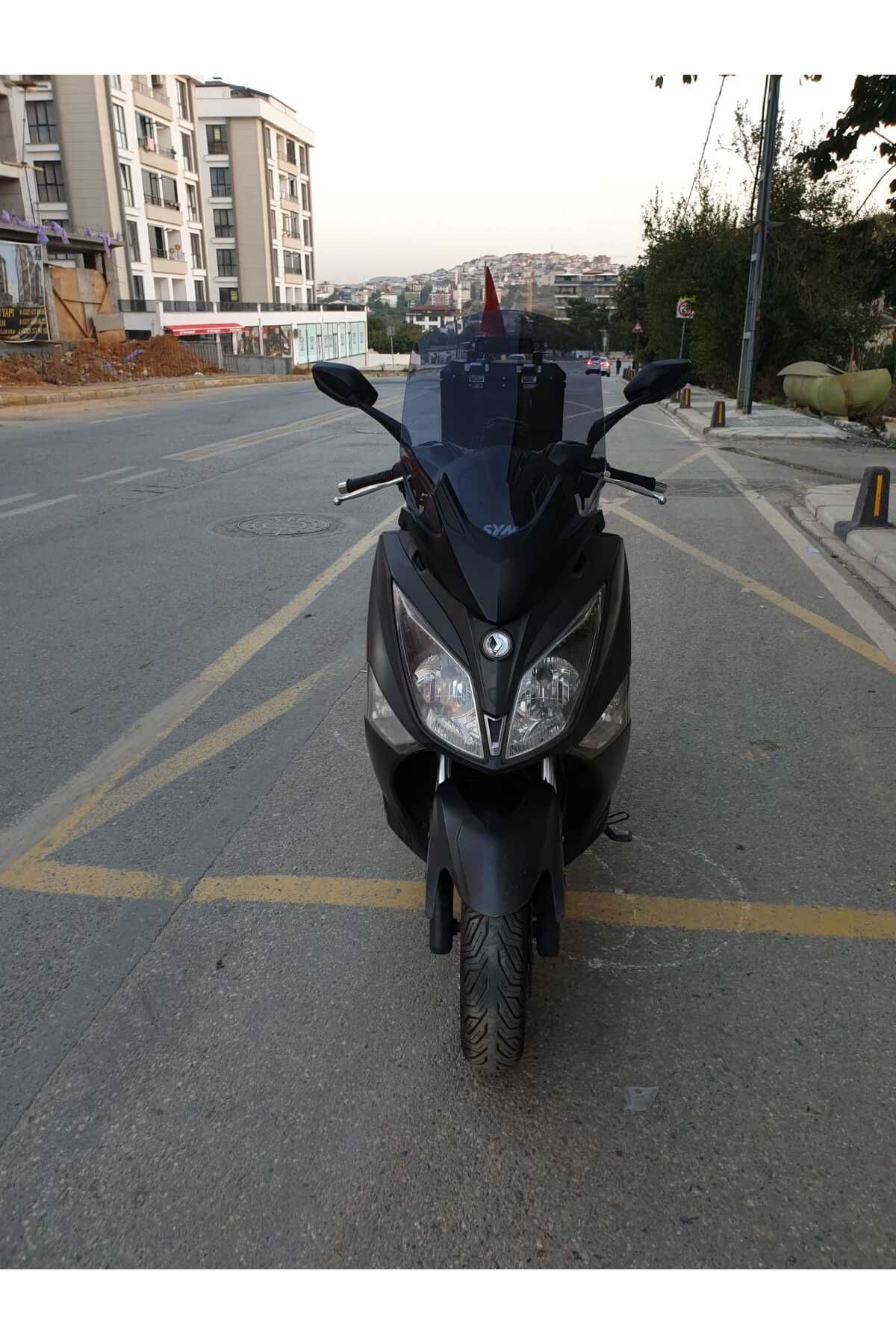SYM Joymax 250 İ Siperlik Ön Cam 2015 2016 Model 65cm Füme Renkli 4mm APARAT GÖNDERİLMEYECEK