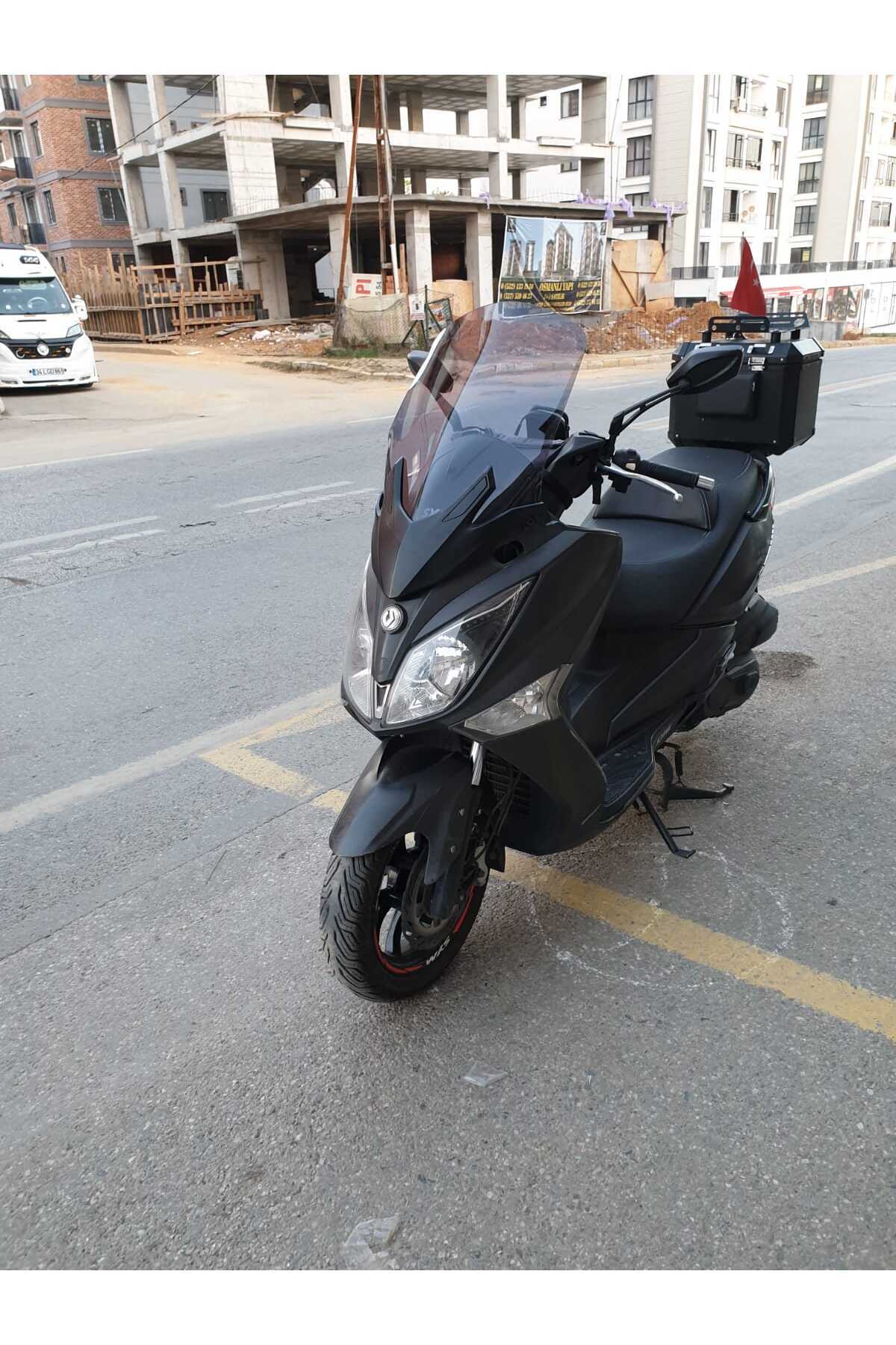 SYM Joymax 250 İ Siperlik Ön Cam 2015 2016 Model 65cm Füme Renkli 4mm APARAT GÖNDERİLMEYECEK