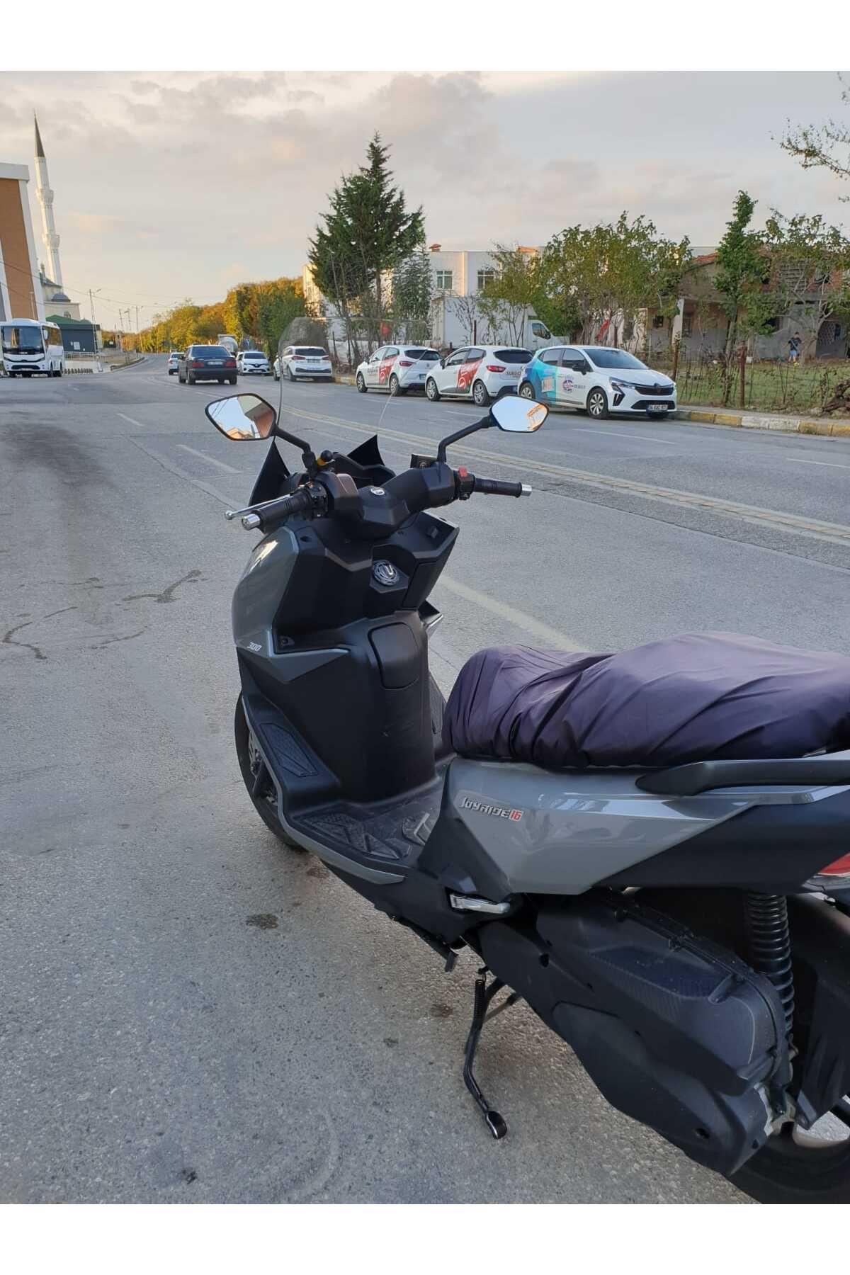 SYM Joyride 300 Siperlik Ön Cam 2023-2025 Model 65cm Şeffaf Renkli 4mm ORTA BOYLU CAM